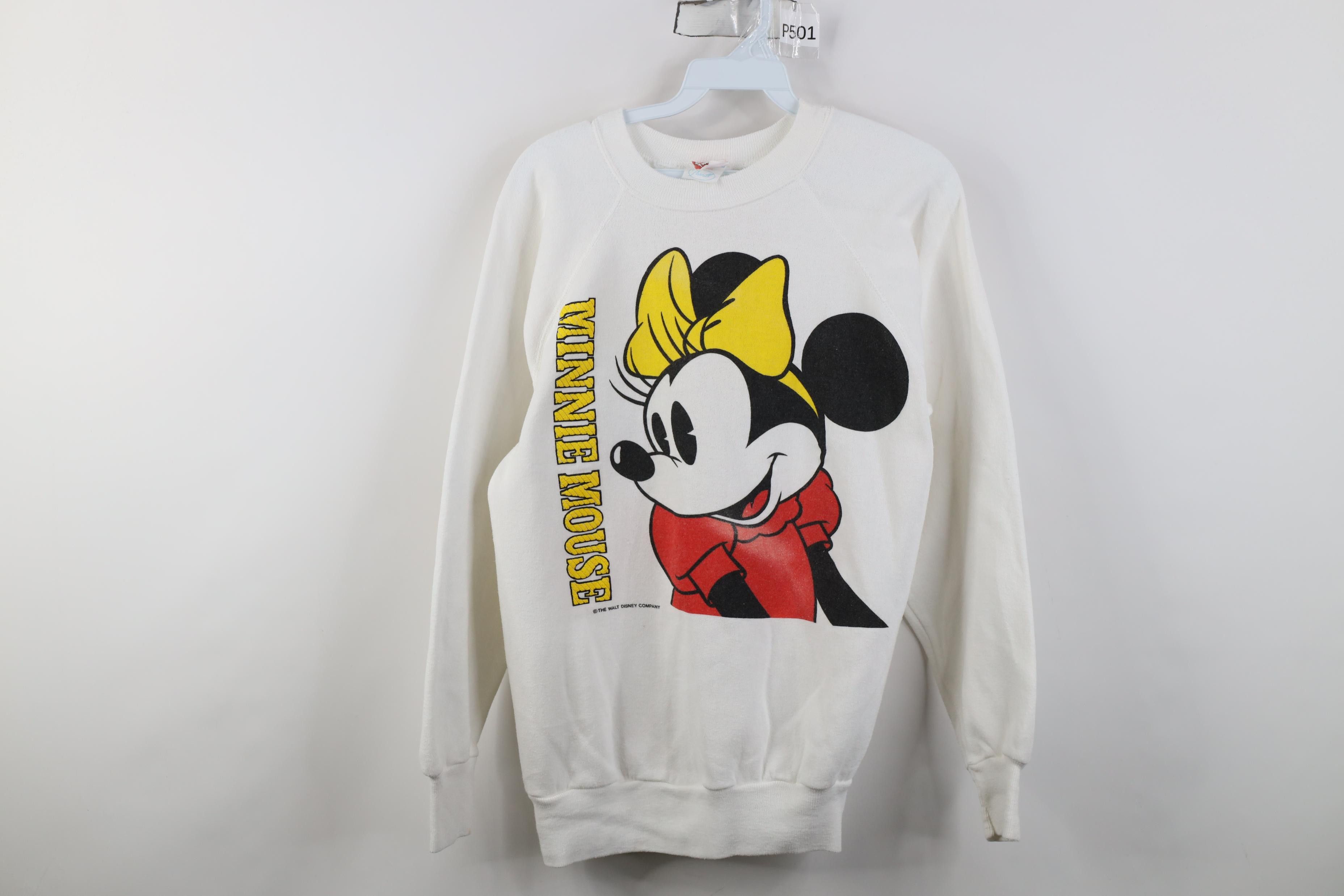 Disney Vintage 80s Disney Minnie Mouse Crewneck Sweatshirt USA Size L / US 10 / IT 46 - 1 Thumbnail