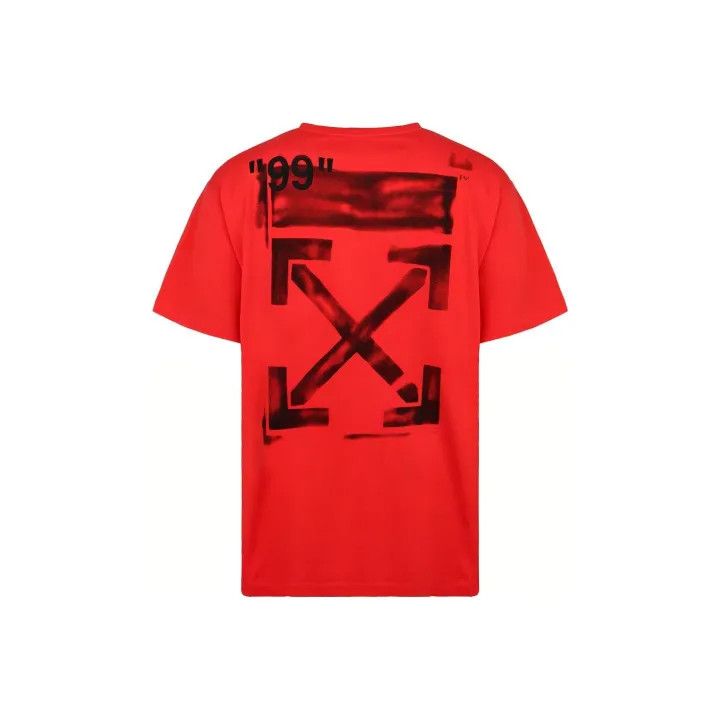 Off-White Off-White Distressed Arrow Short Sleeve T-Shirt 0079 Size US S / EU 44-46 / 1 - 1 Thumbnail