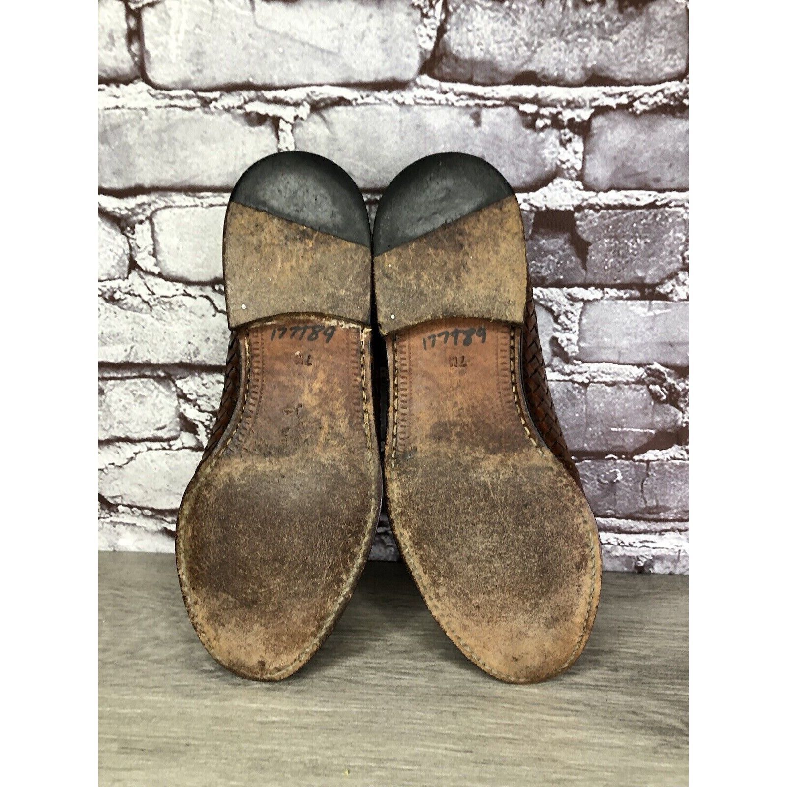 Mezlan Mezlan Alicante Brown Weave Leather Kiltie Tassel Dress Shoe Size US 7 / EU 40 - 8 Thumbnail
