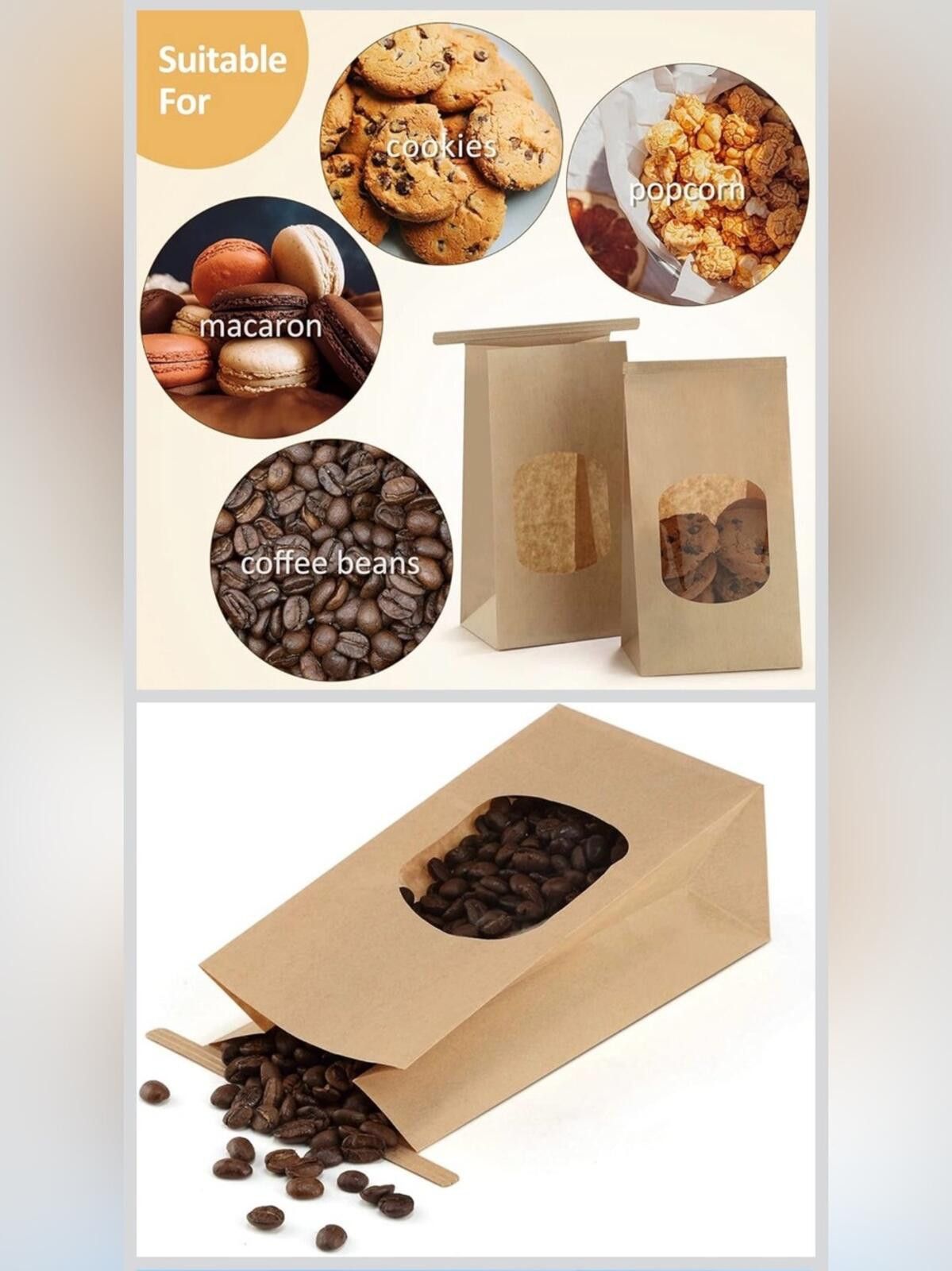 Other Kraft Paper Bags / Window Treat Bags / 40+ Pack Brown Size ONE SIZE - 3 Thumbnail