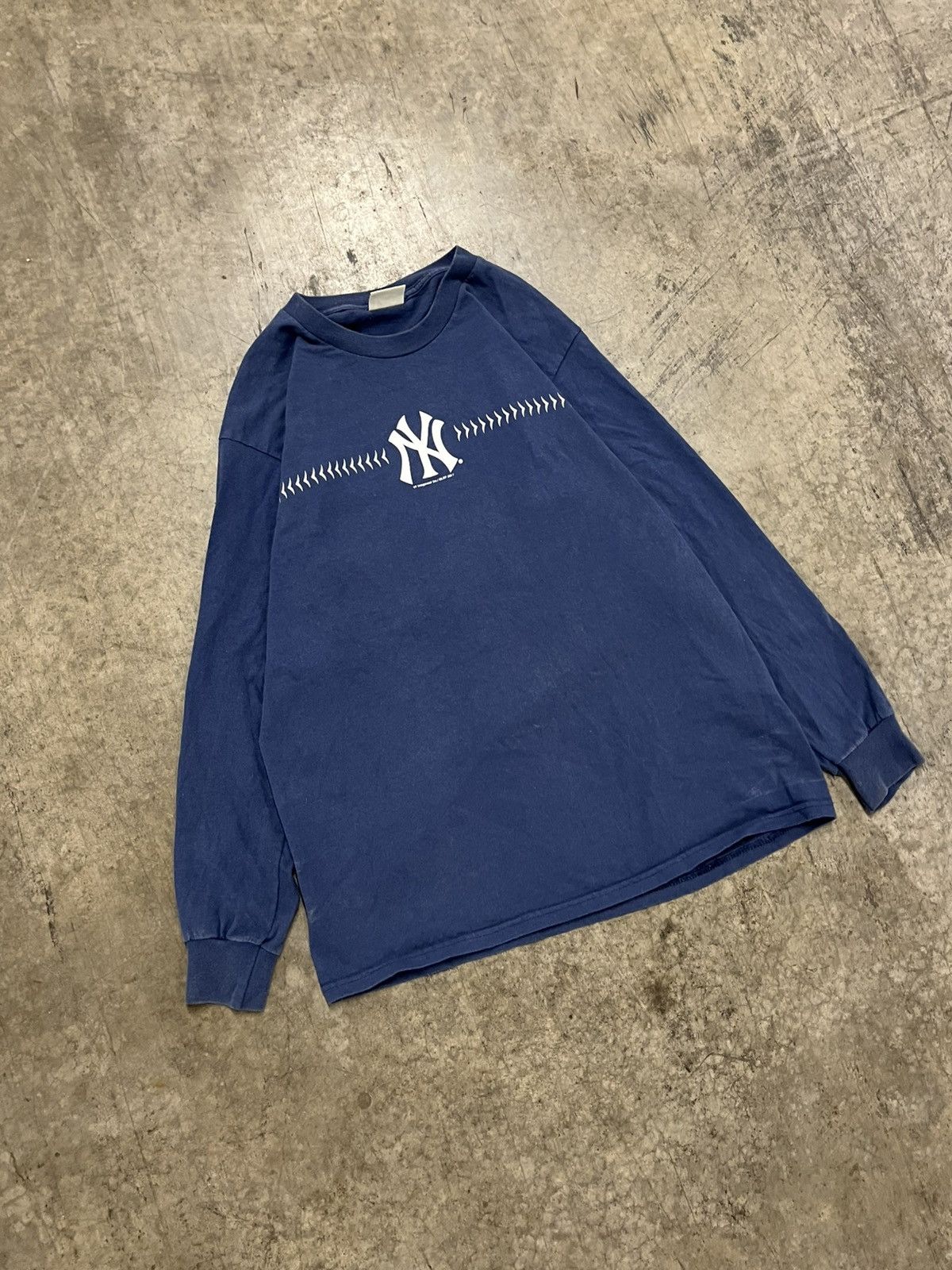 Vintage NY Yankees vintage Lee sport longsleeve shirt hype rare Size US XL / EU 56 / 4 - 4 Thumbnail