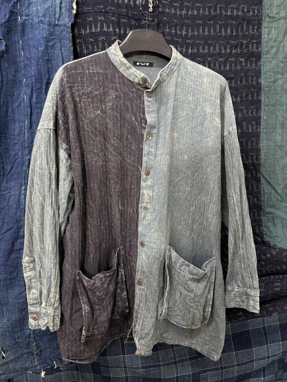 Herringbone Amina loose Shirt Cotton cdg visvim 7🟩3