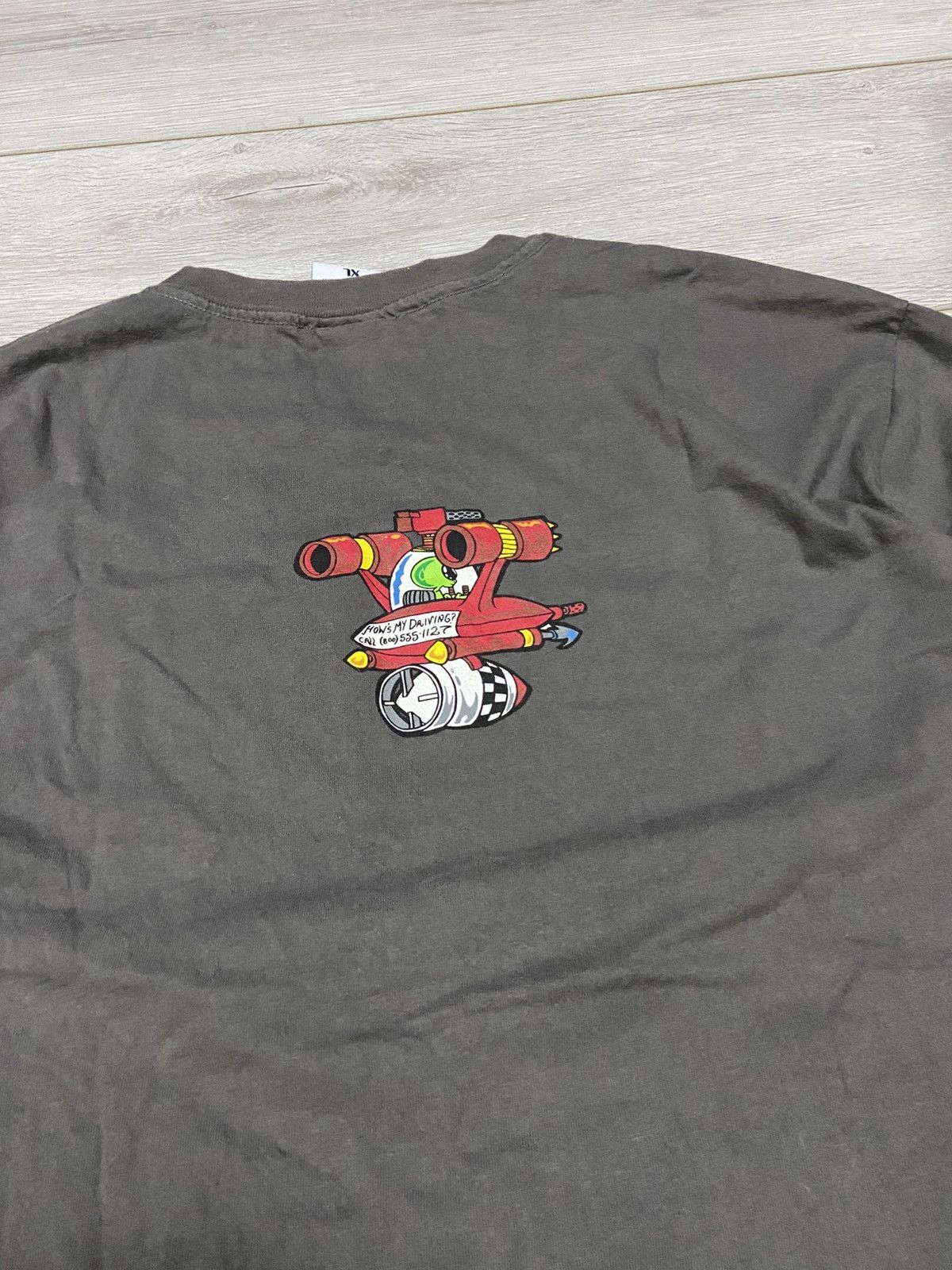 Vintage Alien Nation UFO bomb tee fun humor USA tee t-shirt Size US XL / EU 56 / 4 - 11 Thumbnail