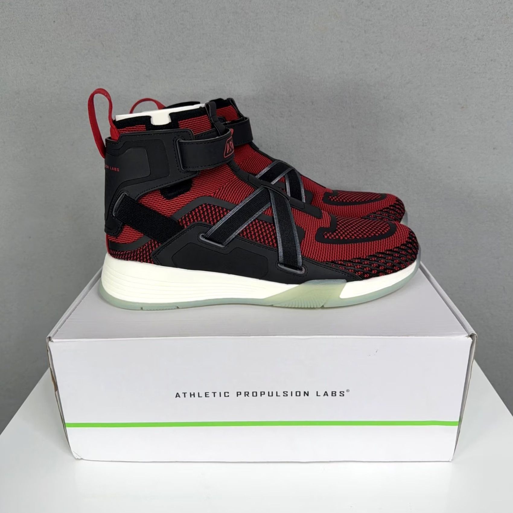 Athletic Propulsion Labs Athletic Propulsion Labs APL Super Future Shoes Mens Size 11 Red Black High Top Size US L / EU 52-54 / 3 - 2 Thumbnail