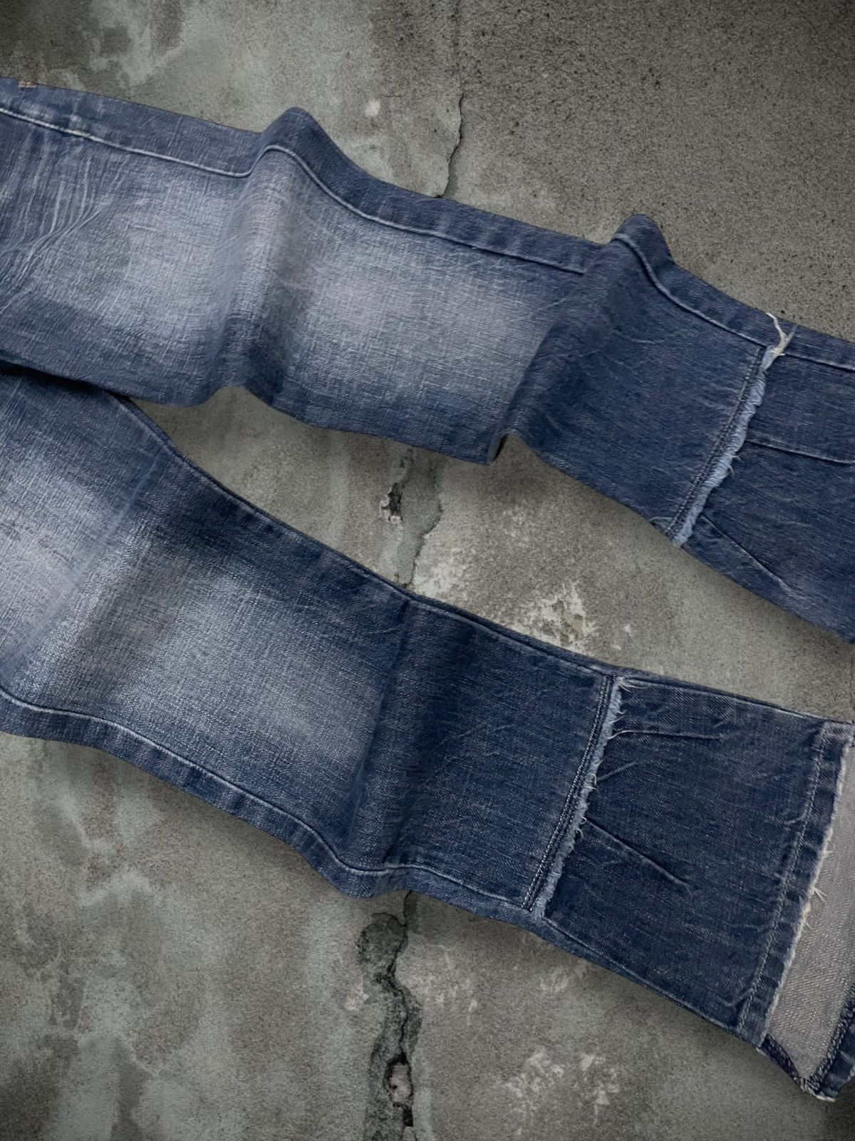 Marithe + Francois Girbaud Vintage 1990s Designer Marithe Francois Girbaud Flared Denim Size US 26 / EU 42 - 6 Thumbnail