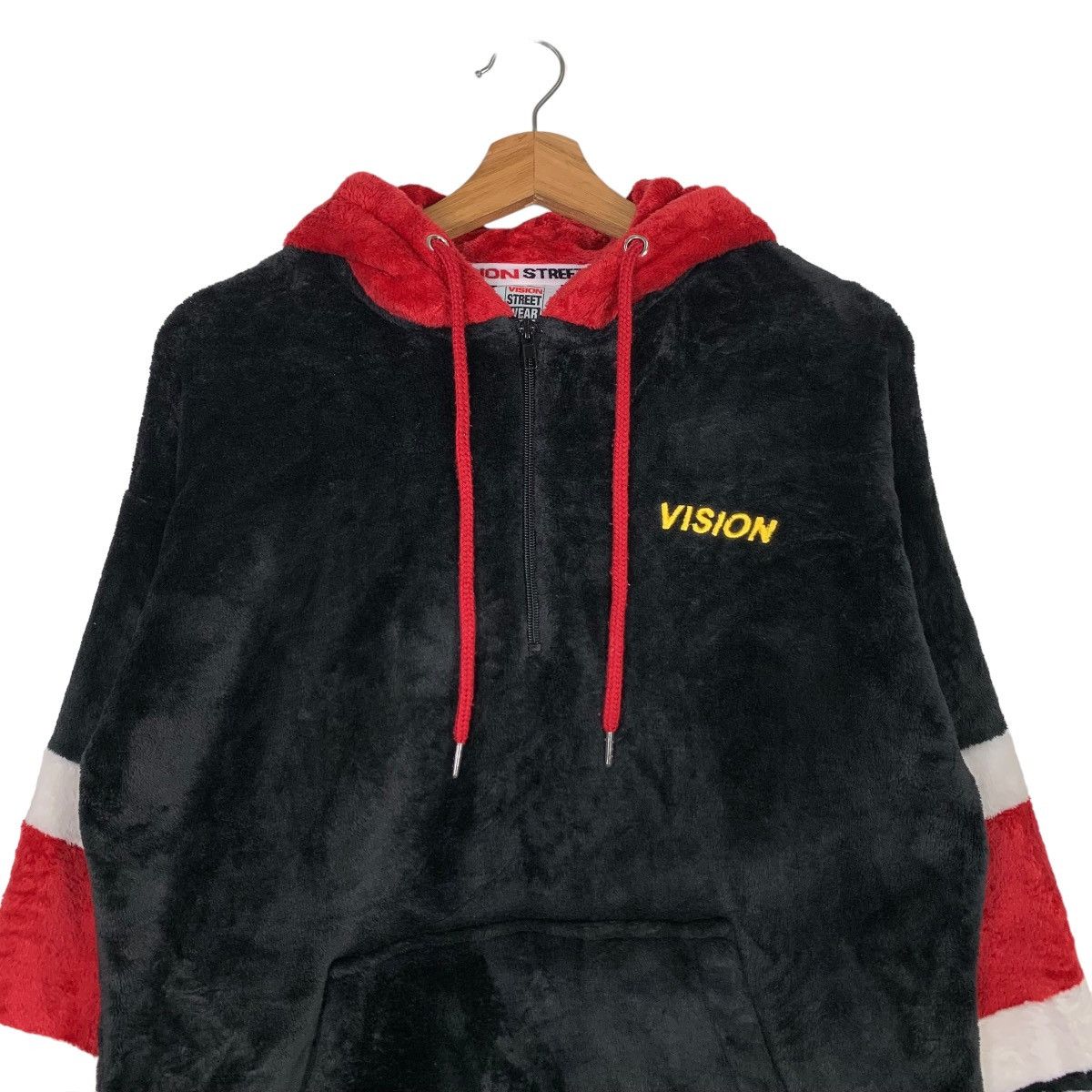Vision Streetwear VISION STREETWEAR HALF ZIP FLEECE PULLOVER HODDIES #0128-C7 Size US M / EU 48-50 / 2 - 3 Thumbnail