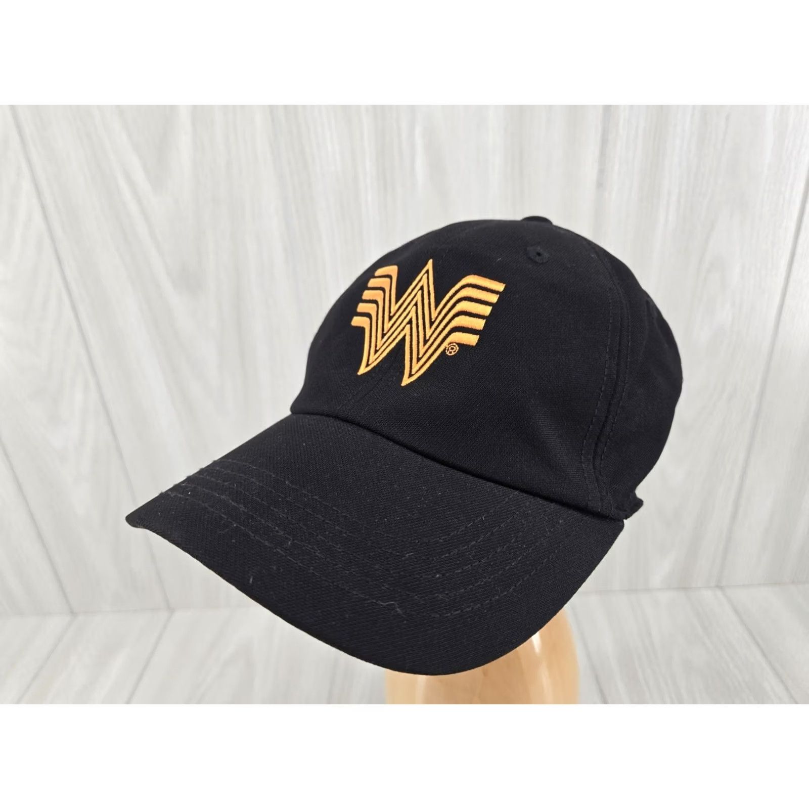 Vintage Whataburger Cap Hat Adult OSFA Adjustable Black Cap Hat Baseball Cap Unisex Adults Black Adjustable Size ONE SIZE - 2 Thumbnail