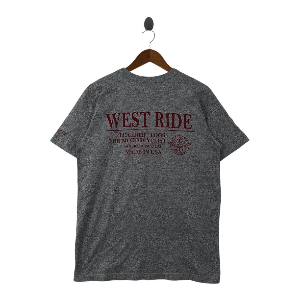 Japanese Brand × TOYS McCOY × The Real McCoy's Japanese Brand WEST RIDE MCCOY Motorcycle Made InUsa T-Shirt Size US M / EU 48-50 / 2 - 1 Thumbnail