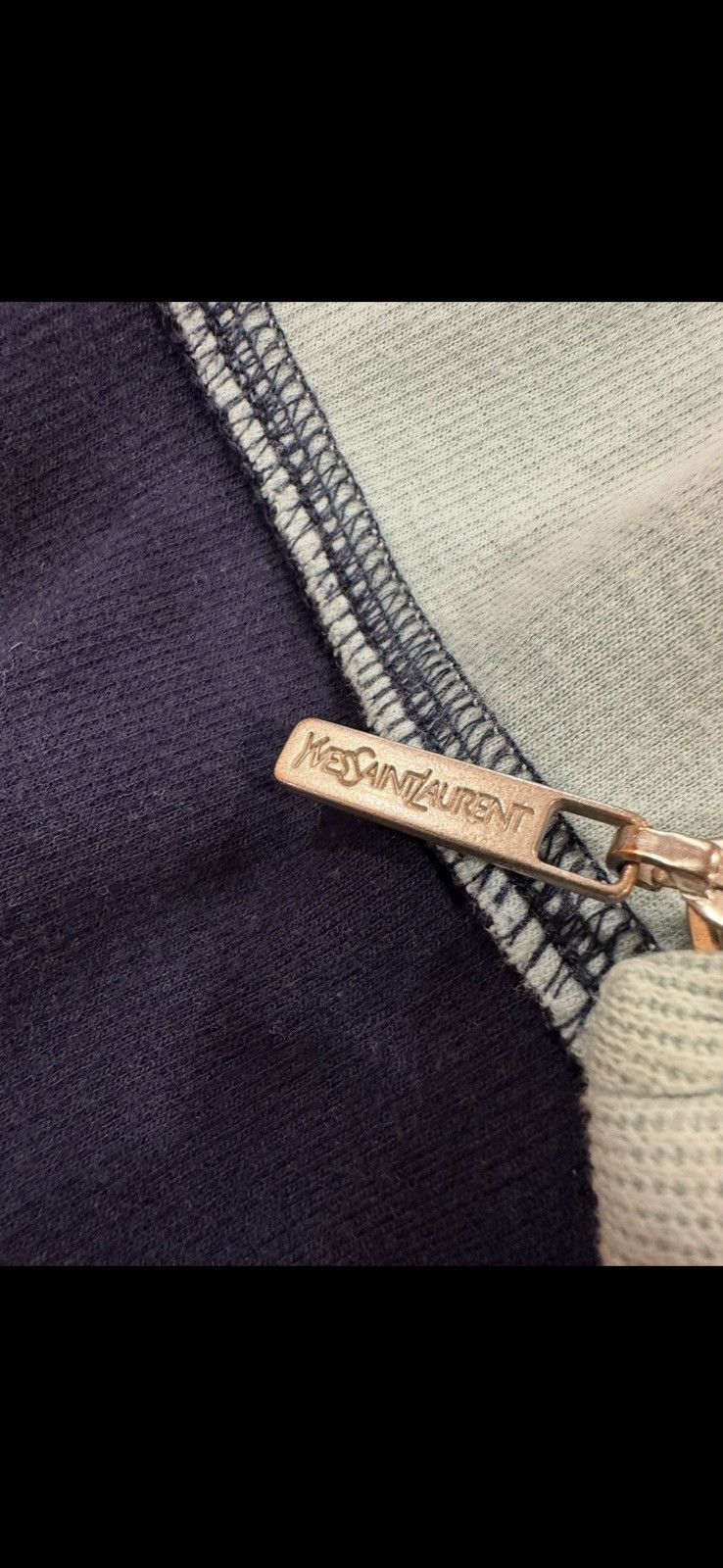 Vintage × Yves Saint Laurent Yves Saint Laurent vintage zip up size L men’s Size US L / EU 52-54 / 3 - 5 Thumbnail