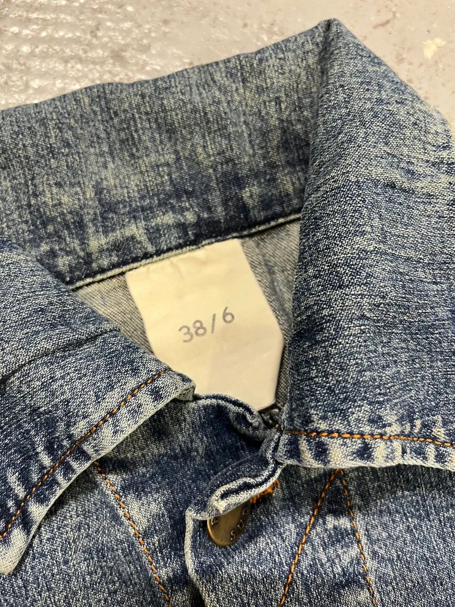 Vintage 2000s Plein Sud Blue Denim Contrast Stitch Denim Jacket Size M / US 6-8 / IT 42-44 - 9 Thumbnail