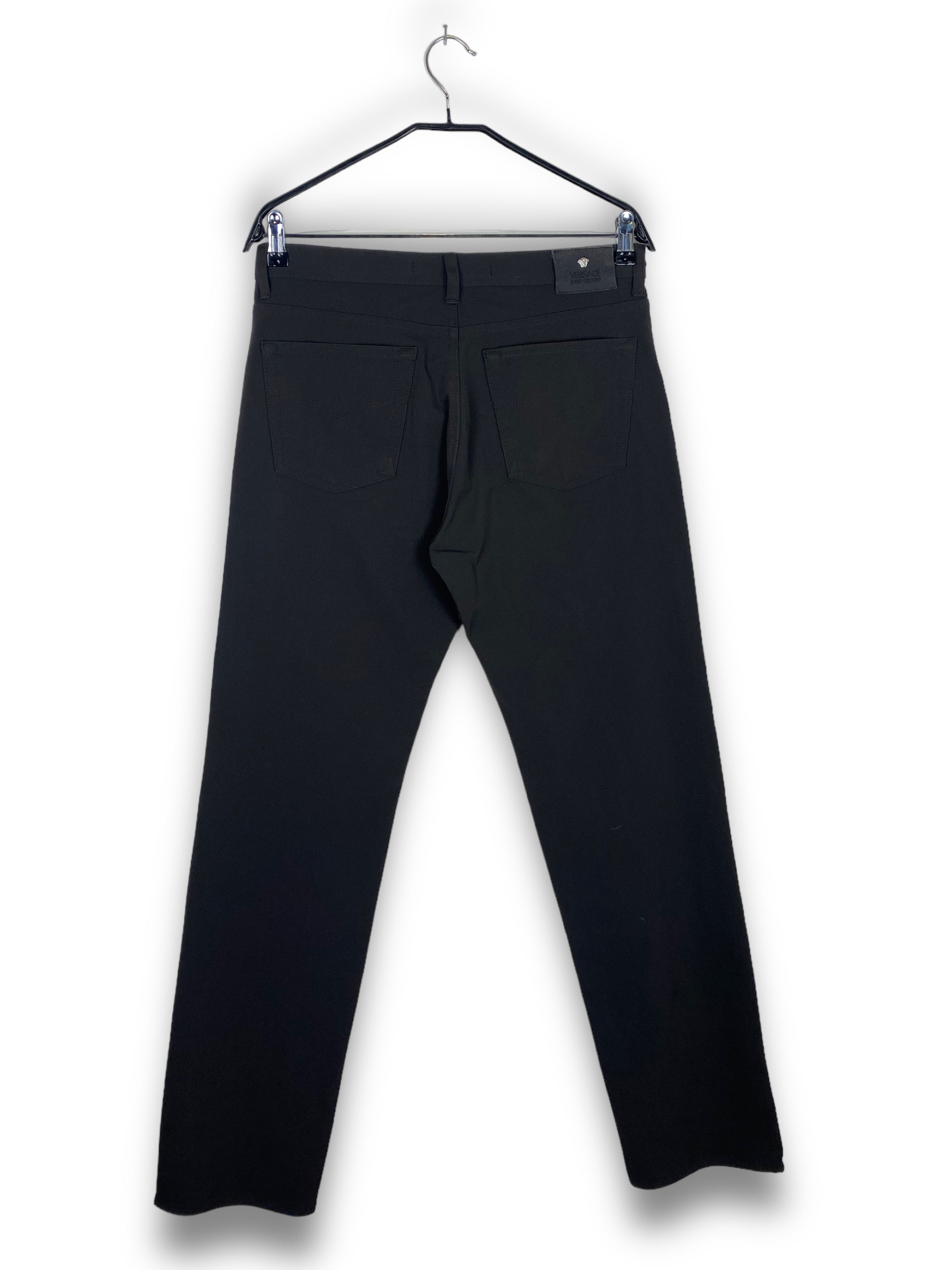 Pre-owned Versace Jeans Couture X Vintage Versace Black Pants M495