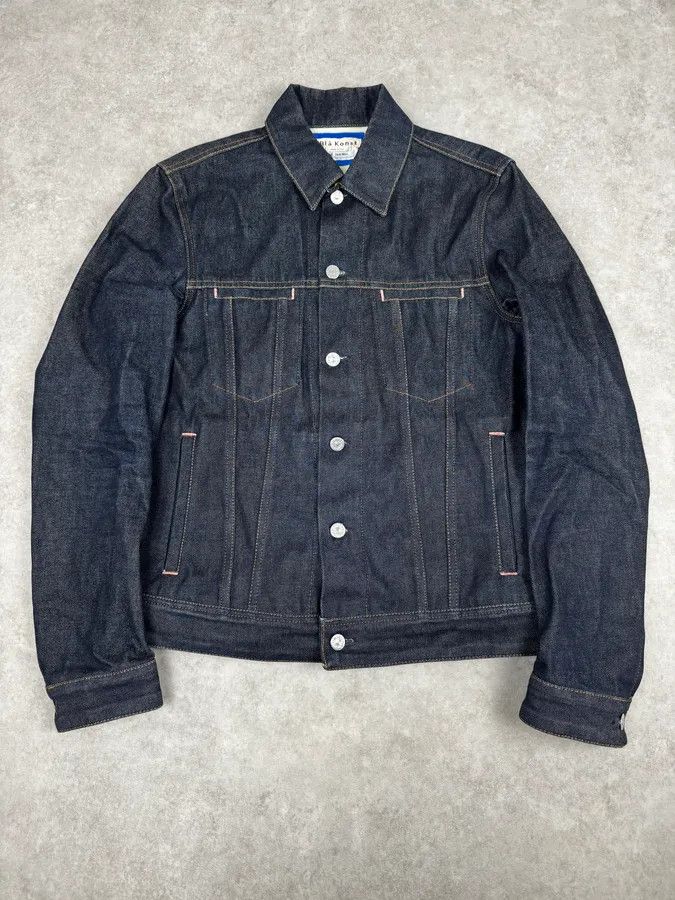 Acne Studios Acne Studios Bla Konst Pass Indigo Navy Brut Denim Jacket Size US M / EU 48-50 / 2 - 1 Thumbnail