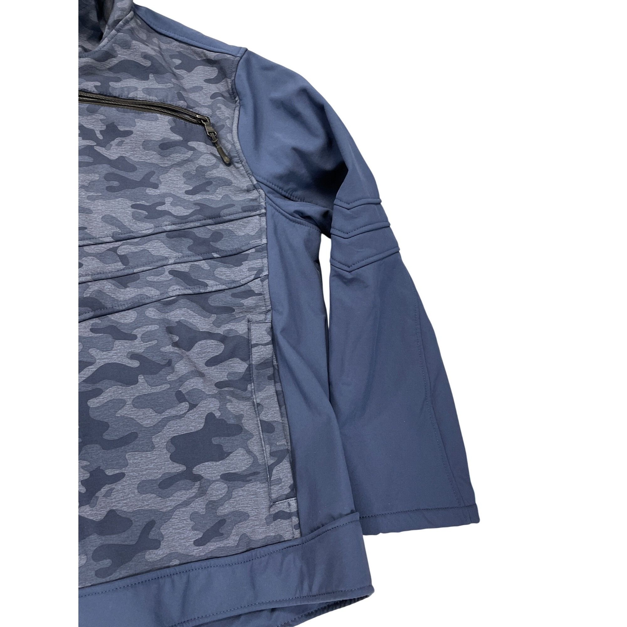 Urban Republic Urban Republic Mens Blue Camouflage Zip-Up Hooded Jacket Siz Size US XL / EU 56 / 4 - 11 Thumbnail