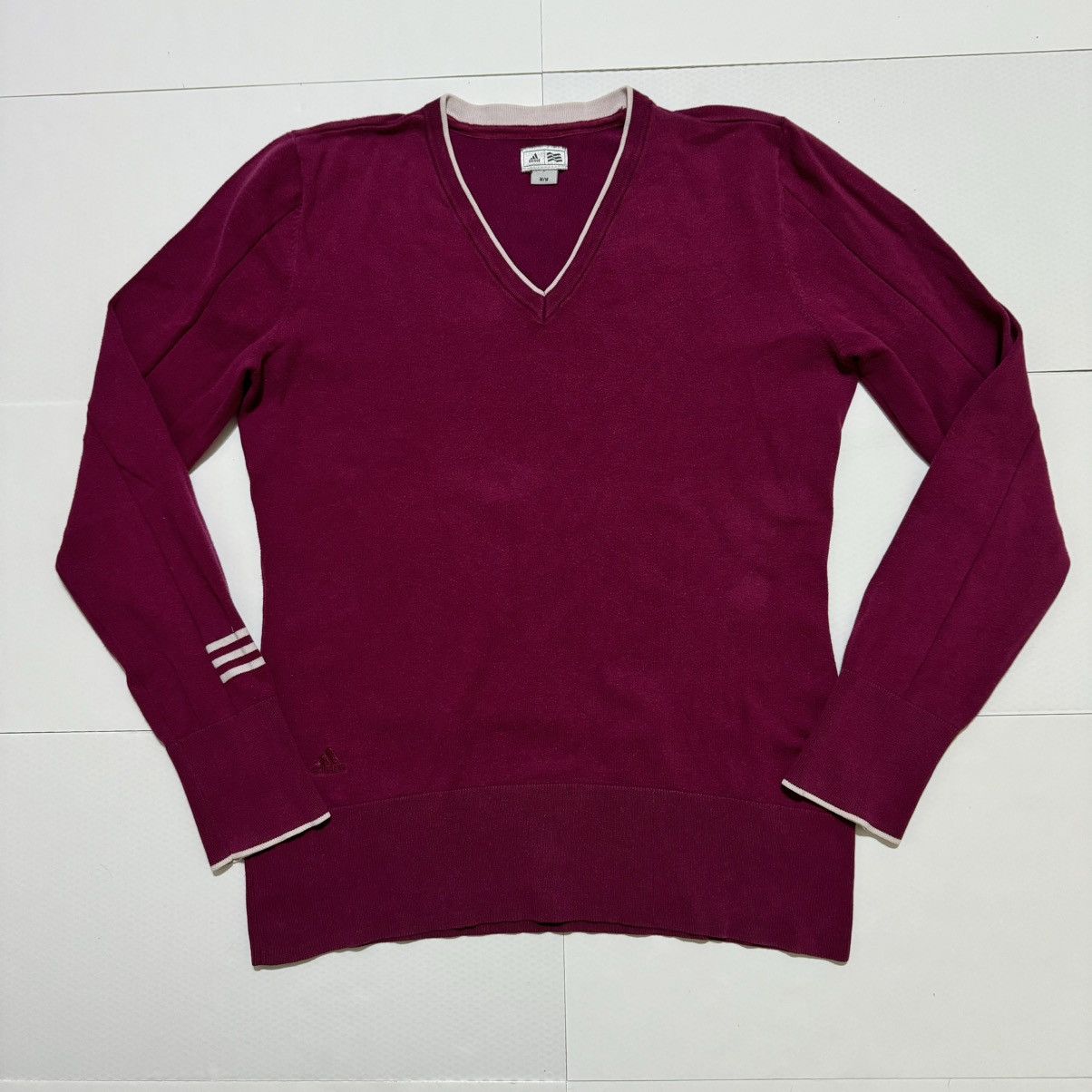 Adidas Adidas Women’s Purple Sweater Long Sleeve V Neck Cardigan Size M / US 6-8 / IT 42-44 - 1 Thumbnail