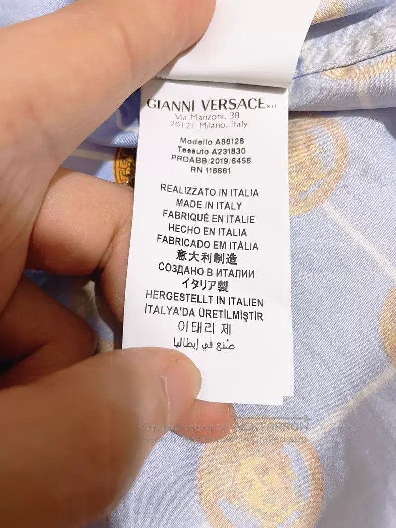Versace Versace Printed long-sleeved shirt Size XXL / US 16-18 / IT 52-54 - 8 Thumbnail