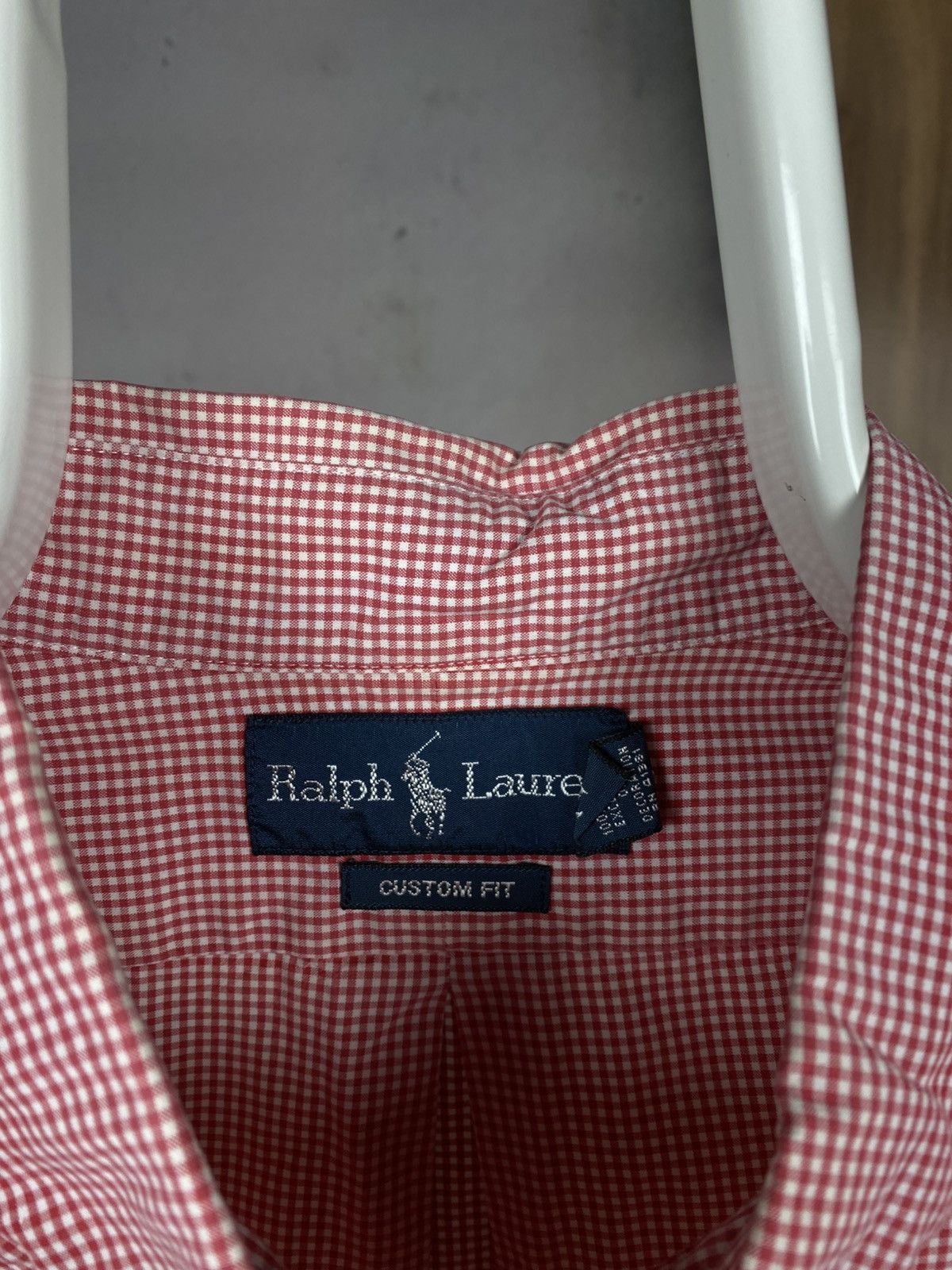 Polo Ralph Lauren 🎠Vintage 90s Shirt Short Sleeve Polo Ralph Lauren Checkered🎠 Size US XXL / EU 58 / 5 - 9 Thumbnail