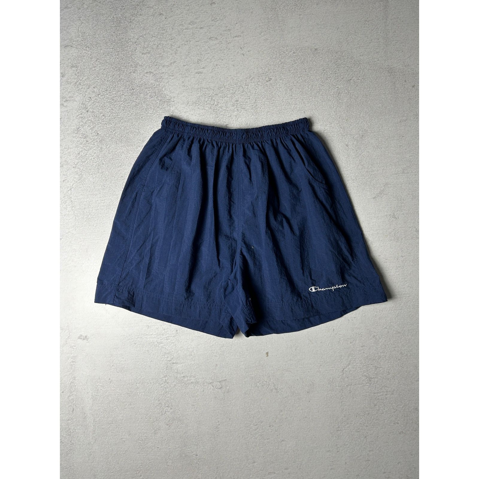 Champion Vintage 90s Champion Blue Pre-owned Track Shorts - Men's XL Size US 28 / EU 44 - 1 Thumbnail