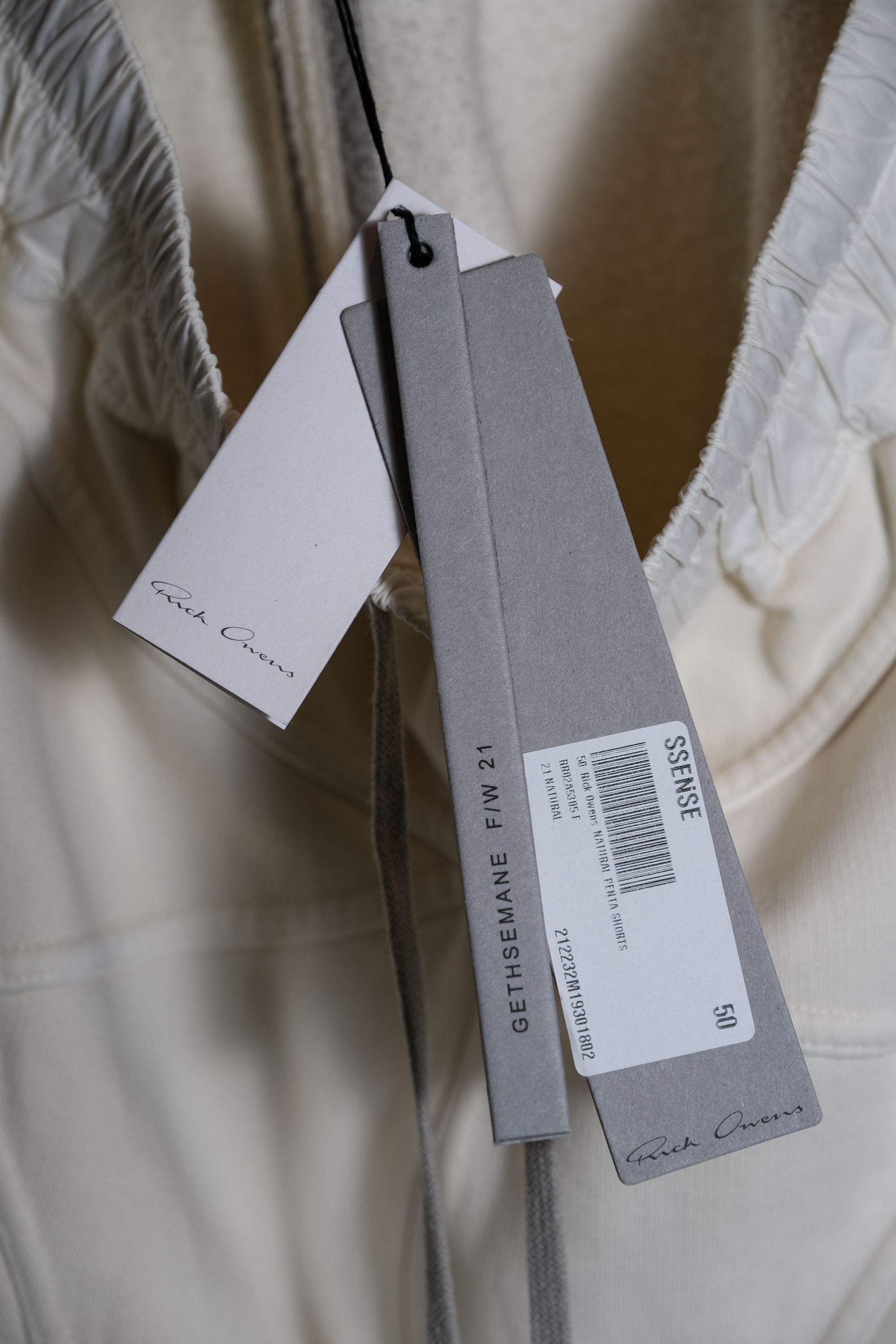 Rick Owens Rick Owens 21F/W “Gethsemane” Natural Penta Shorts Size US 32 / EU 48 - 7 Thumbnail