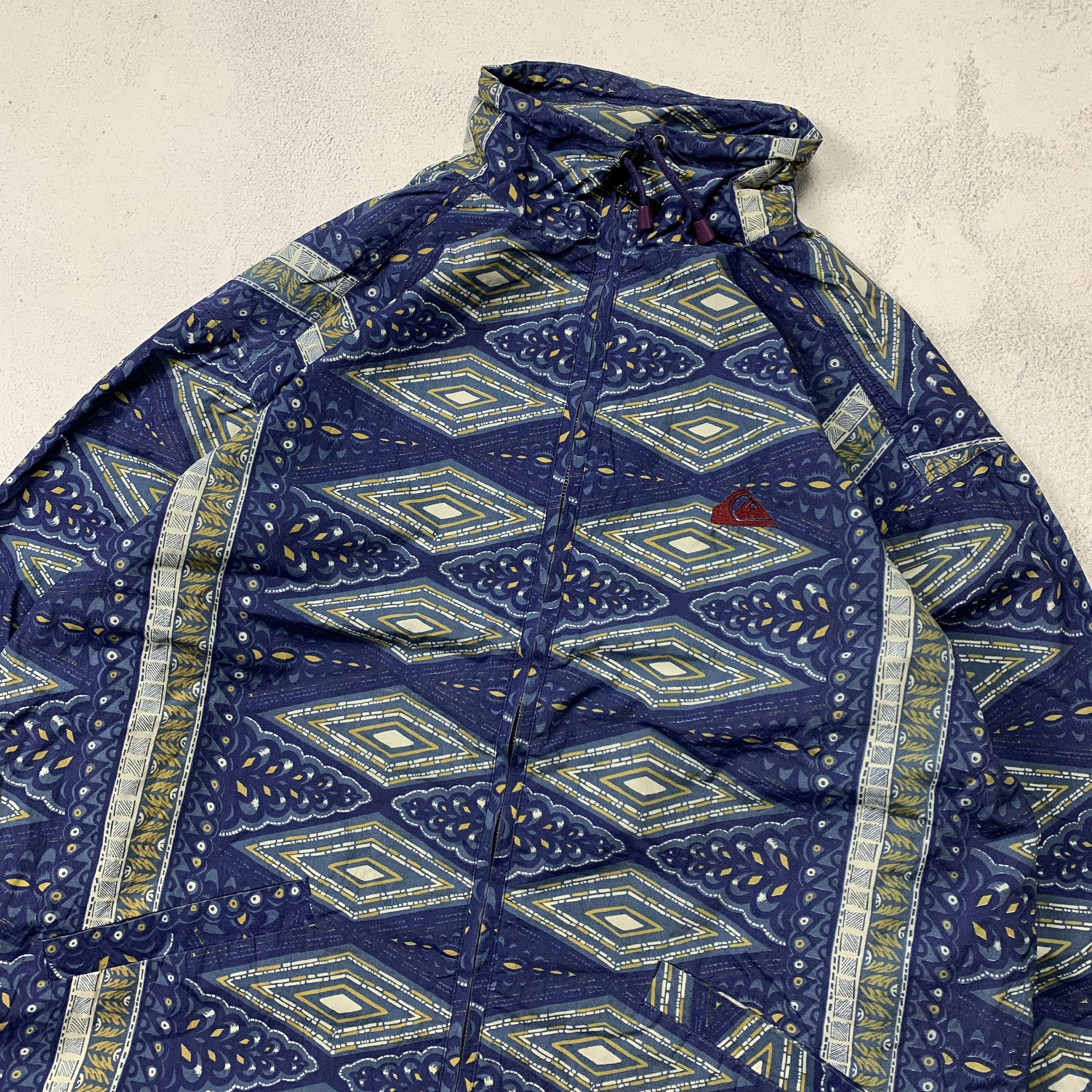 Quiksilver Vintage Quiksilver Board Riding Pattern Jacket Size US M / EU 48-50 / 2 - 3 Thumbnail