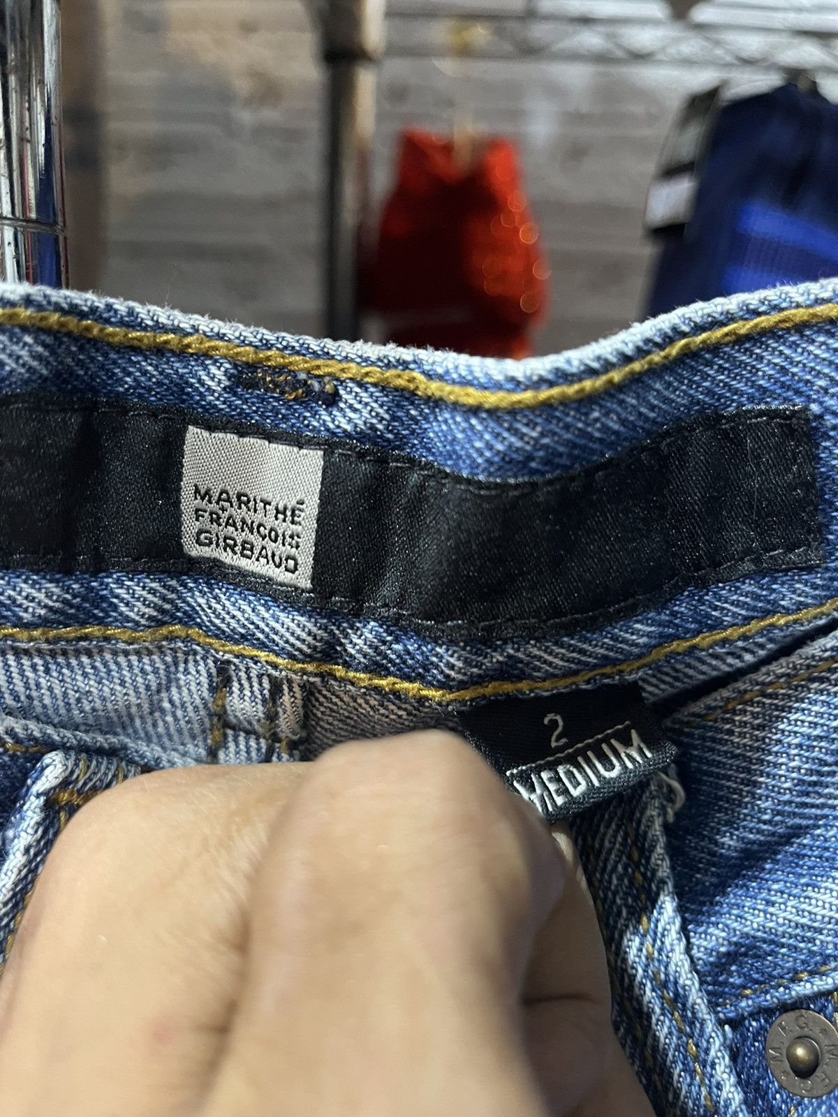 Marithe + Francois Girbaud × Vintage MFG Marithe Francois Girbaud Denim Pants Size 26" / US 2 / IT 38 - 7 Thumbnail