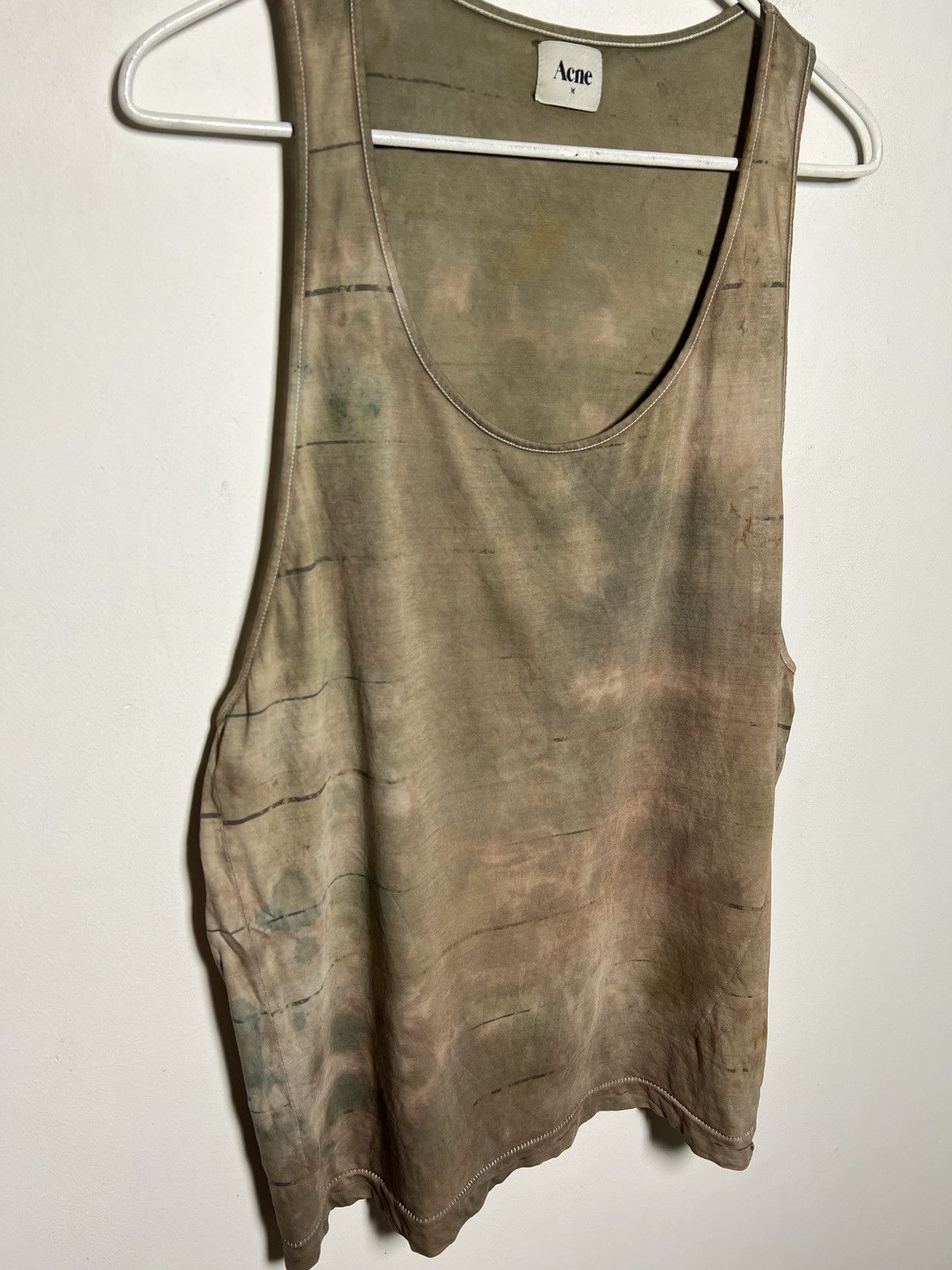 Acne Studios acne y2k tie dye piss tank top vintage single stitch Size US M / EU 48-50 / 2 - 5 Thumbnail