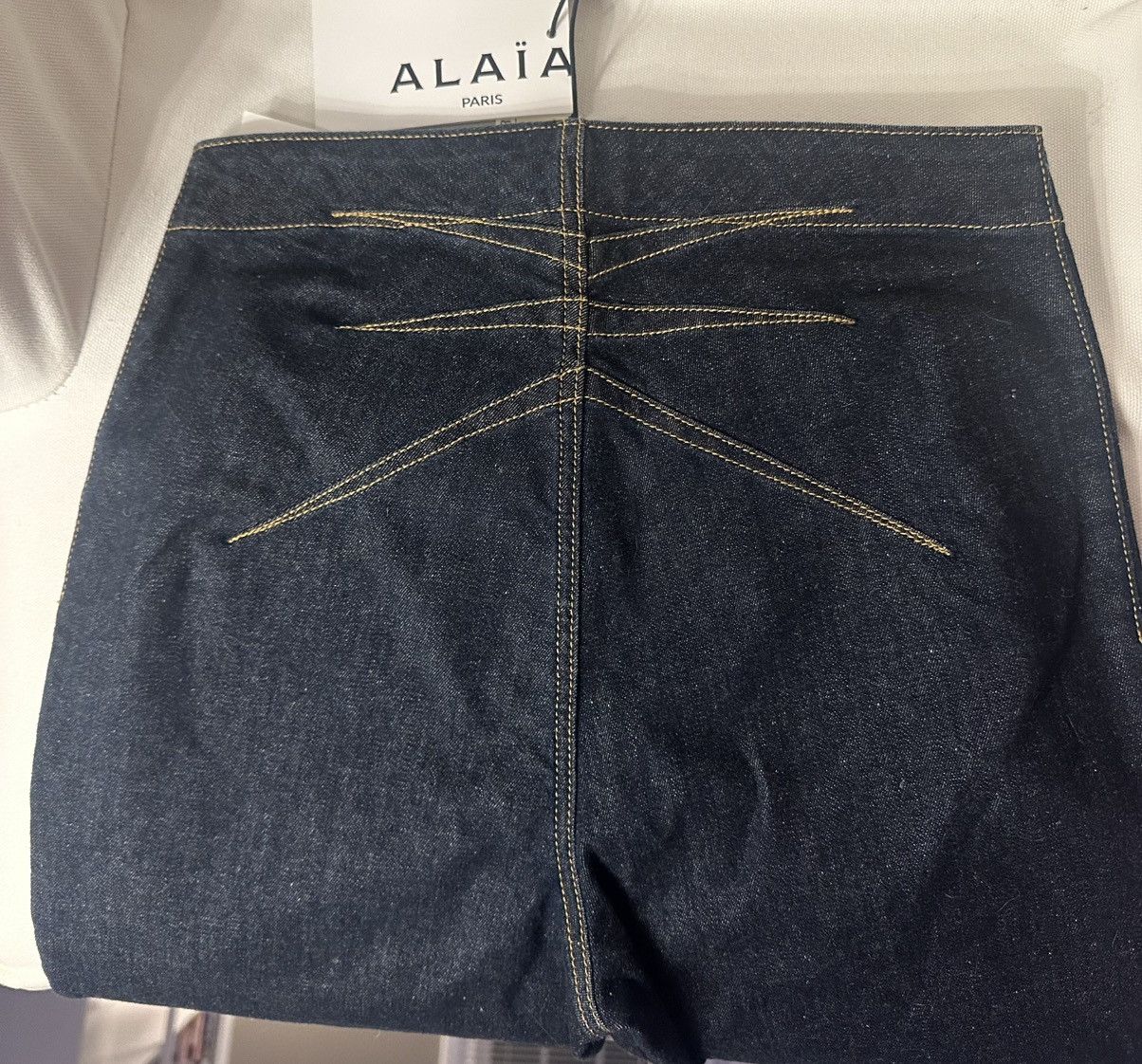Alaia ALAIA JEANS - High Rise Skinny Leg Jeans - Bergdorf Goodman Size 28" / US 6 / IT 42 - 4 Thumbnail