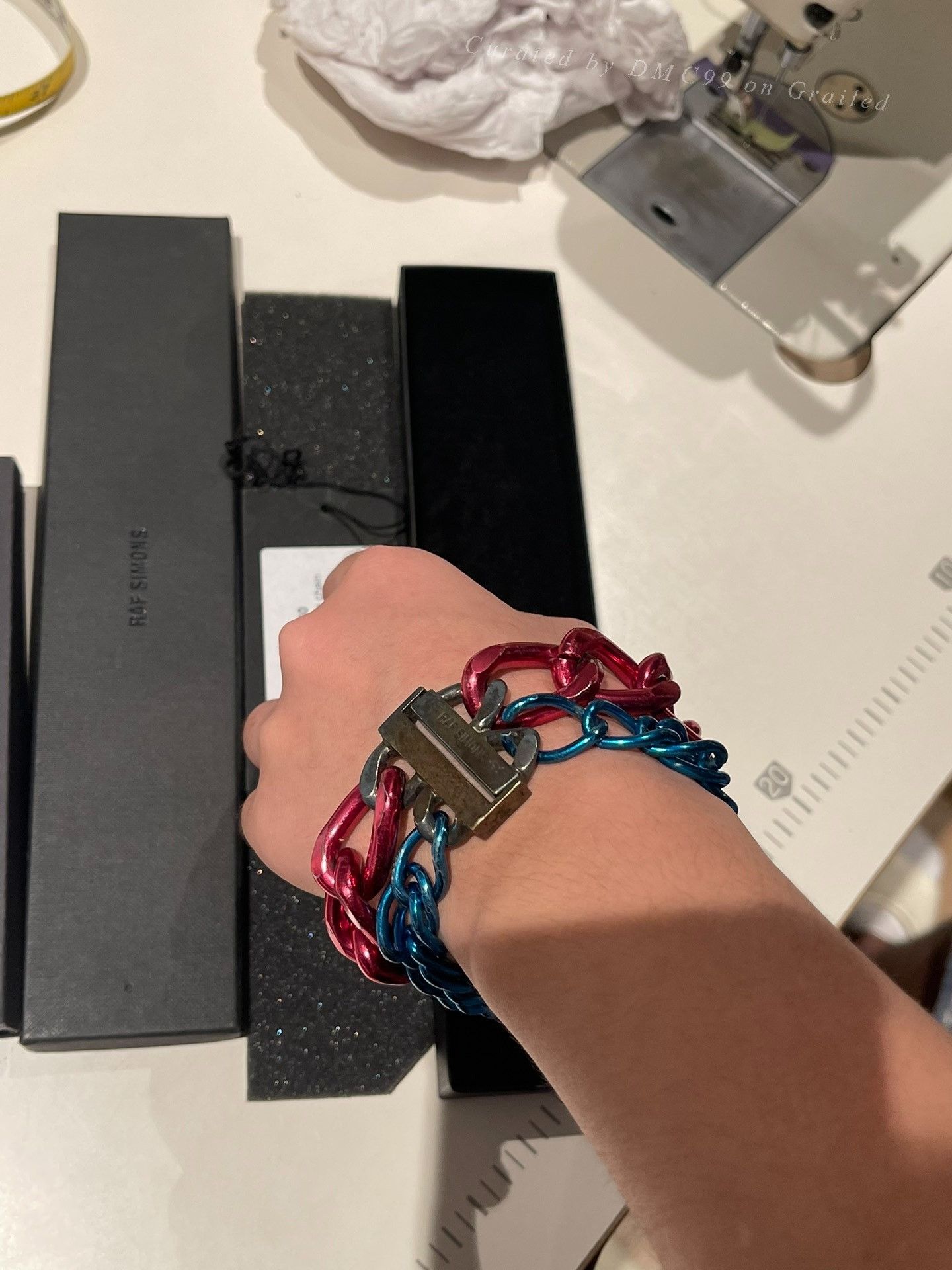 Raf Simons Raf Simons 13ss Double Lock Bracelet Size ONE SIZE - 1 Thumbnail