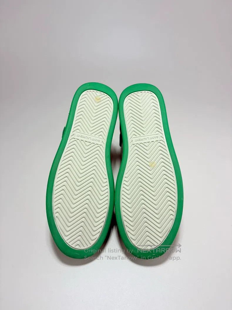 Saint Laurent Paris Saint Laurent Paris White and green mid-cut board shoes Size US 7 / EU 40 - 7 Thumbnail