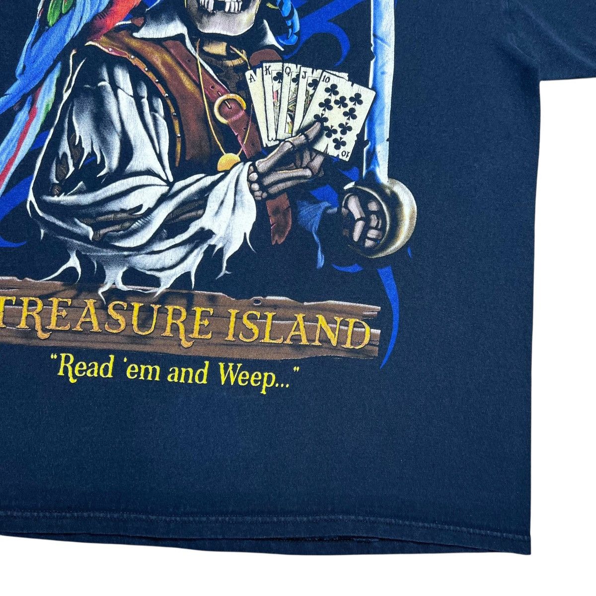 Other Vtg 2000s Treasure Island Read Em & Weep Skeleton Pirate Tee Size US L / EU 52-54 / 3 - 7 Thumbnail