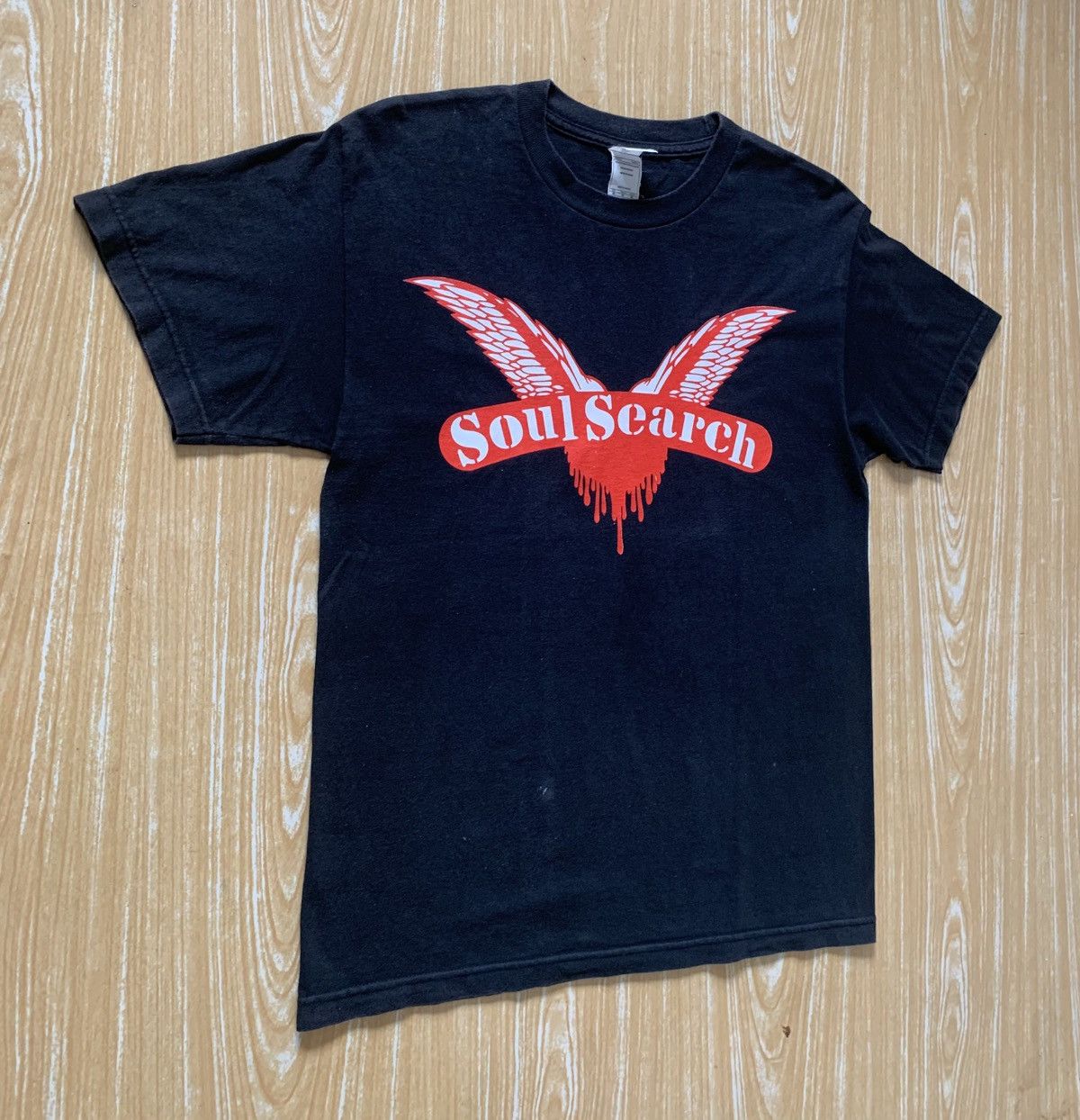 Band Tees Soul Search HardCore Band Running Riot Tour 2012 Size US M / EU 48-50 / 2 - 3 Thumbnail