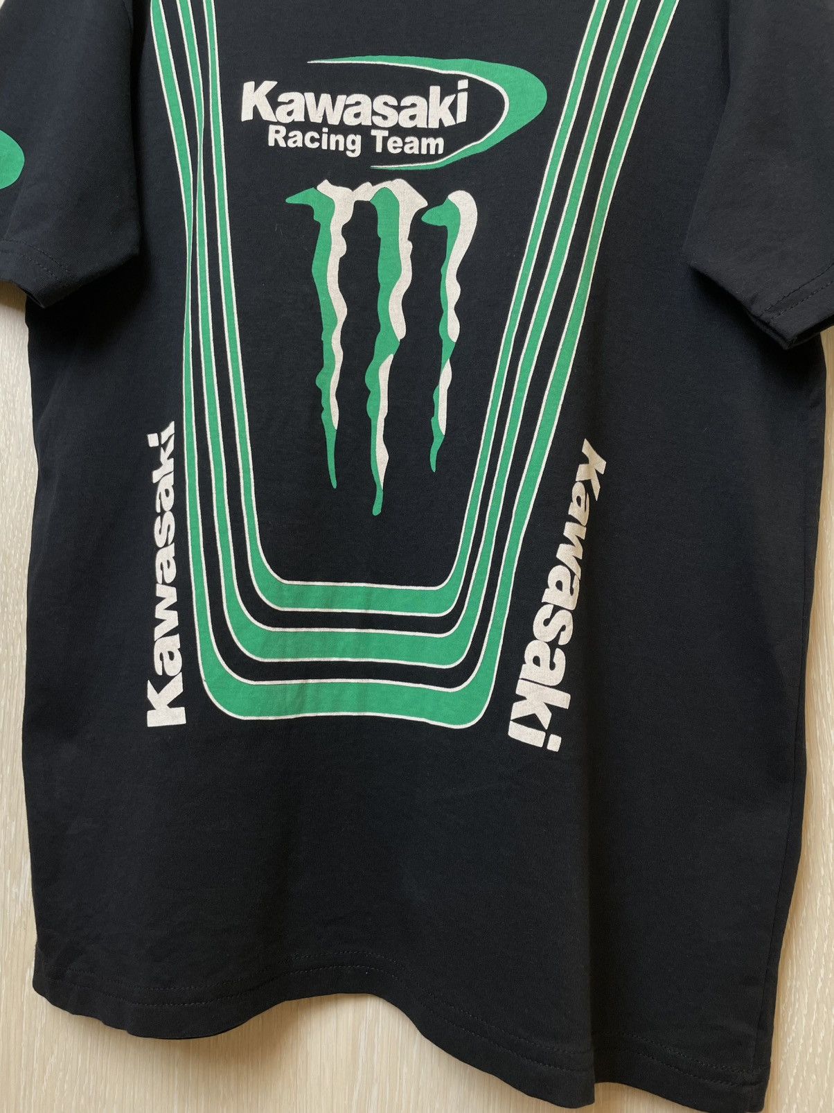 Vintage Vintage Monster Energy Kawasaki Racing T-shirt Size US XXL / EU 58 / 5 - 4 Thumbnail