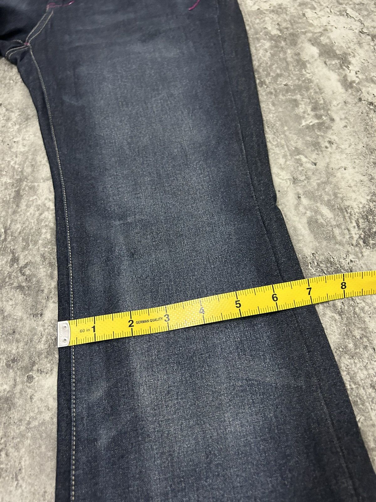 If Six Was Nine × Le Grande Bleu (L.G.B.) × Tornado Mart Maliani Mudwash Studded Boot Cut Jeans Size US 28 / EU 44 - 20 Thumbnail