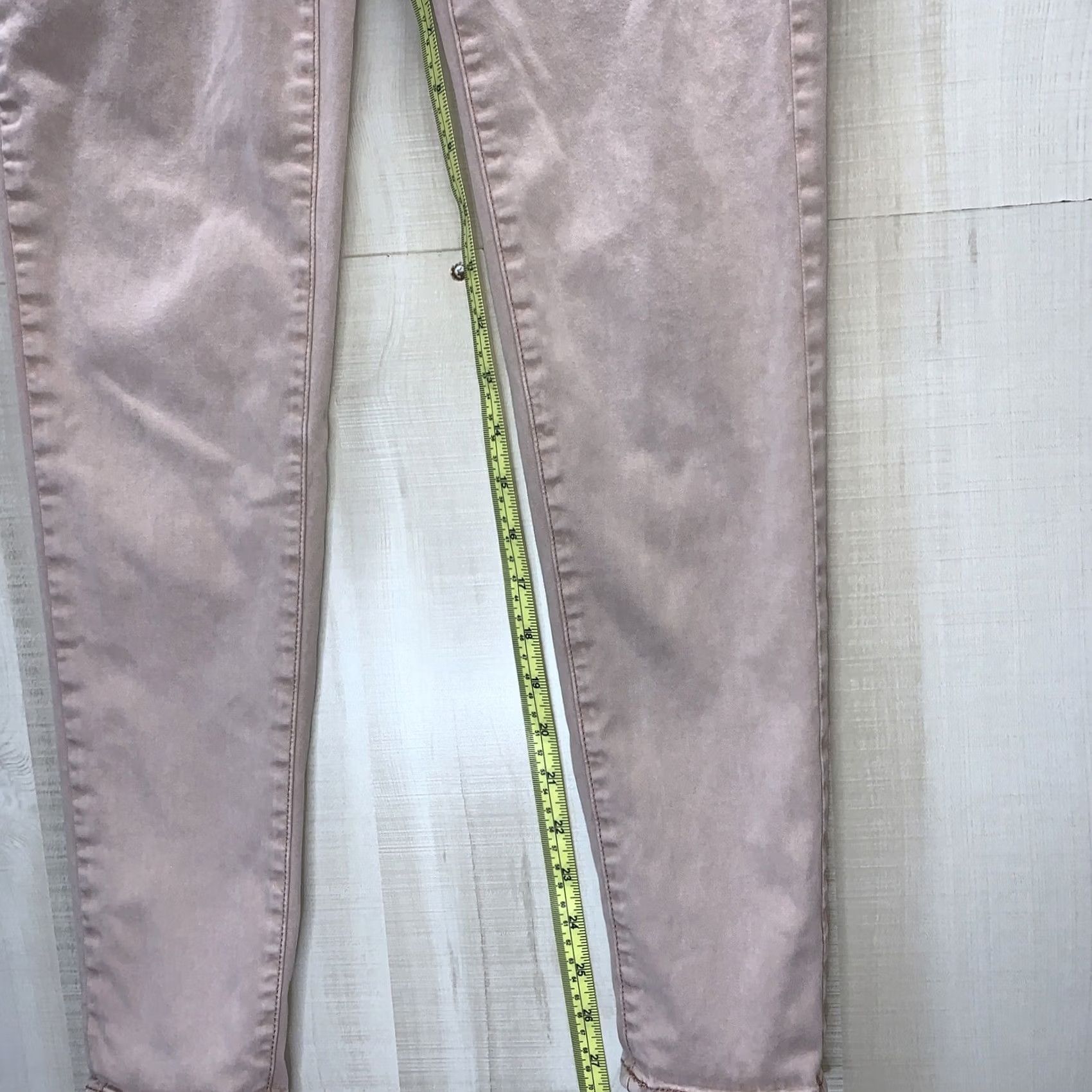 American Eagle Outfitters American Eagle Womens SZ 6 Super Stretch Pink Jegging Jeans #2587 Size 28" / US 6 / IT 42 - 3 Thumbnail