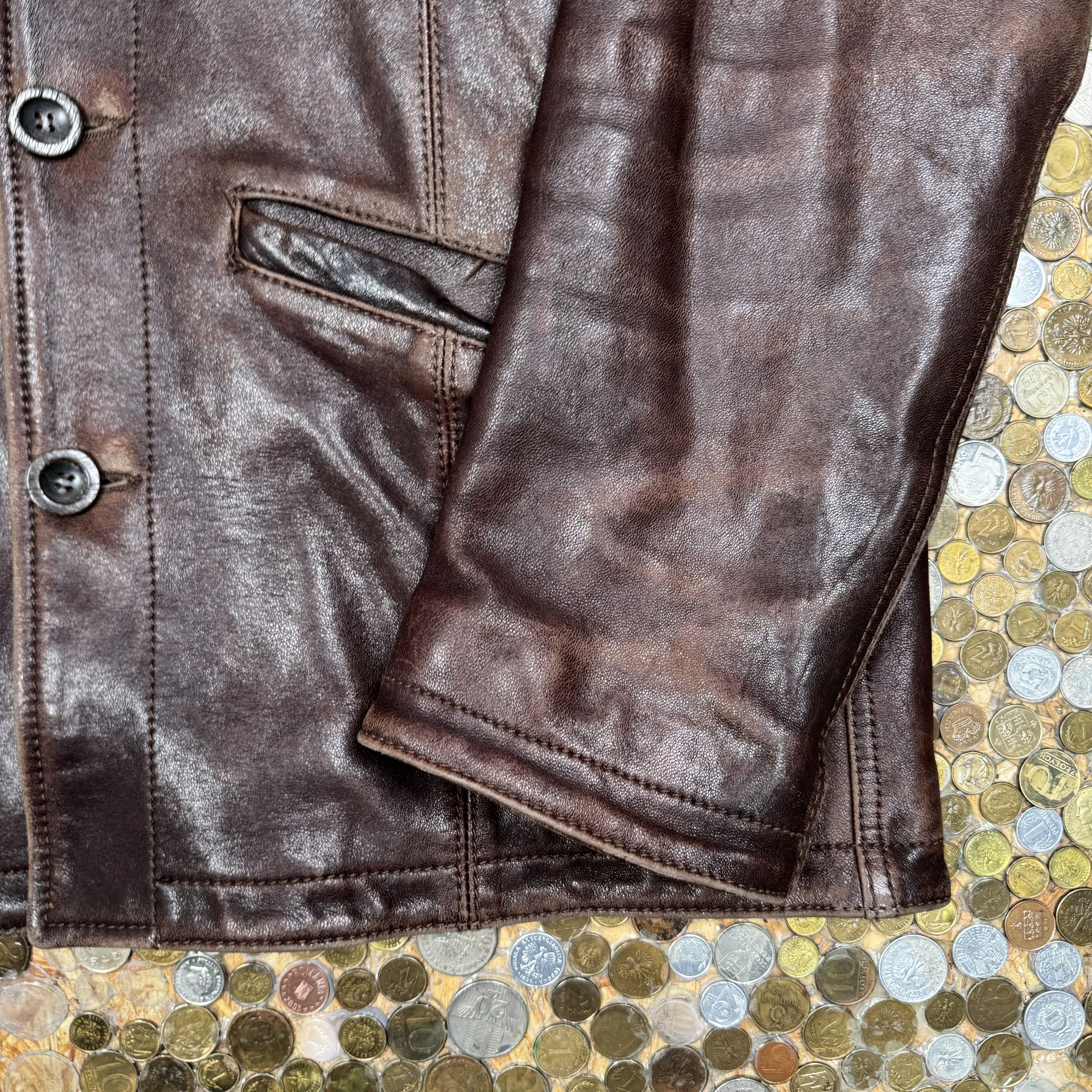 Marlboro Classics Marlboro Classics leather suit coat jacket 80s vintage 90s Size US XL / EU 56 / 4 - 3 Thumbnail