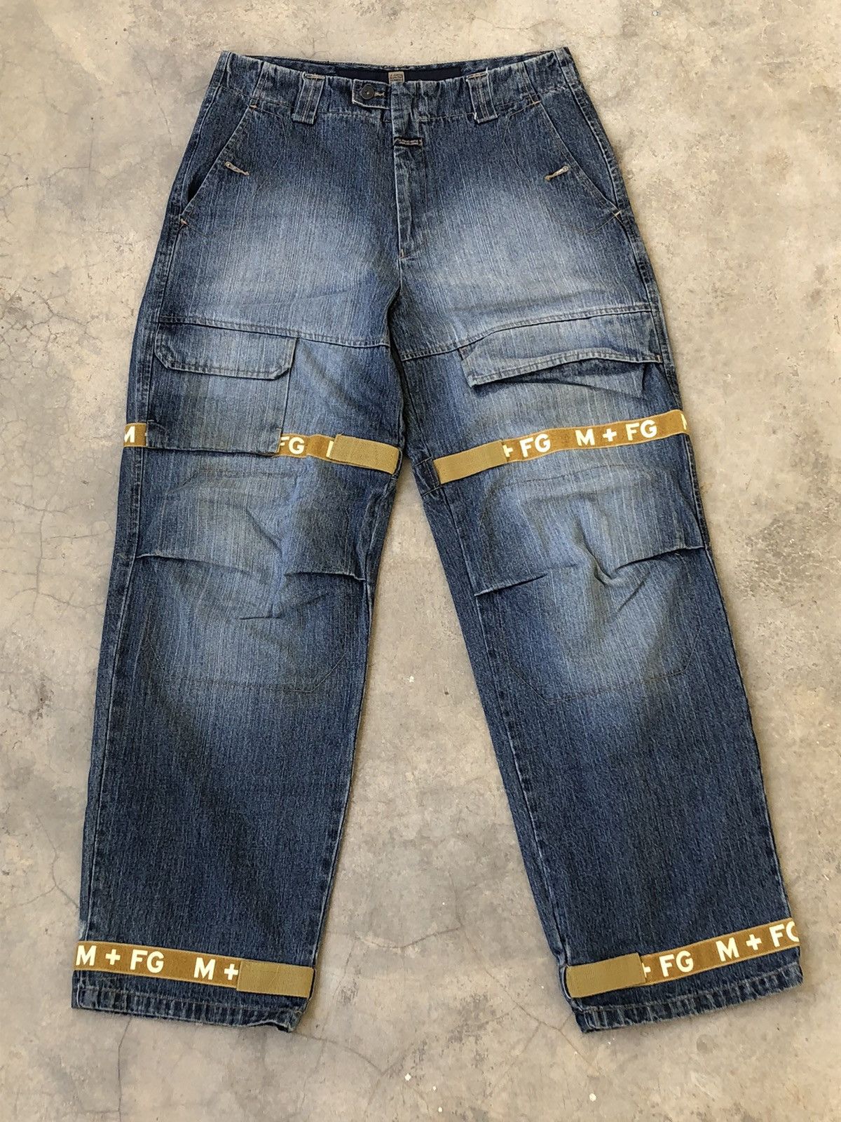 Le Jean Marithe Francois Gurbaud Y2k M+FG Strap Baggy Denim