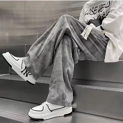 Japanese Brand Mibuki x Hioki High Street Vintage Loose Casual Pants Gray Size US 33 - 4 Thumbnail
