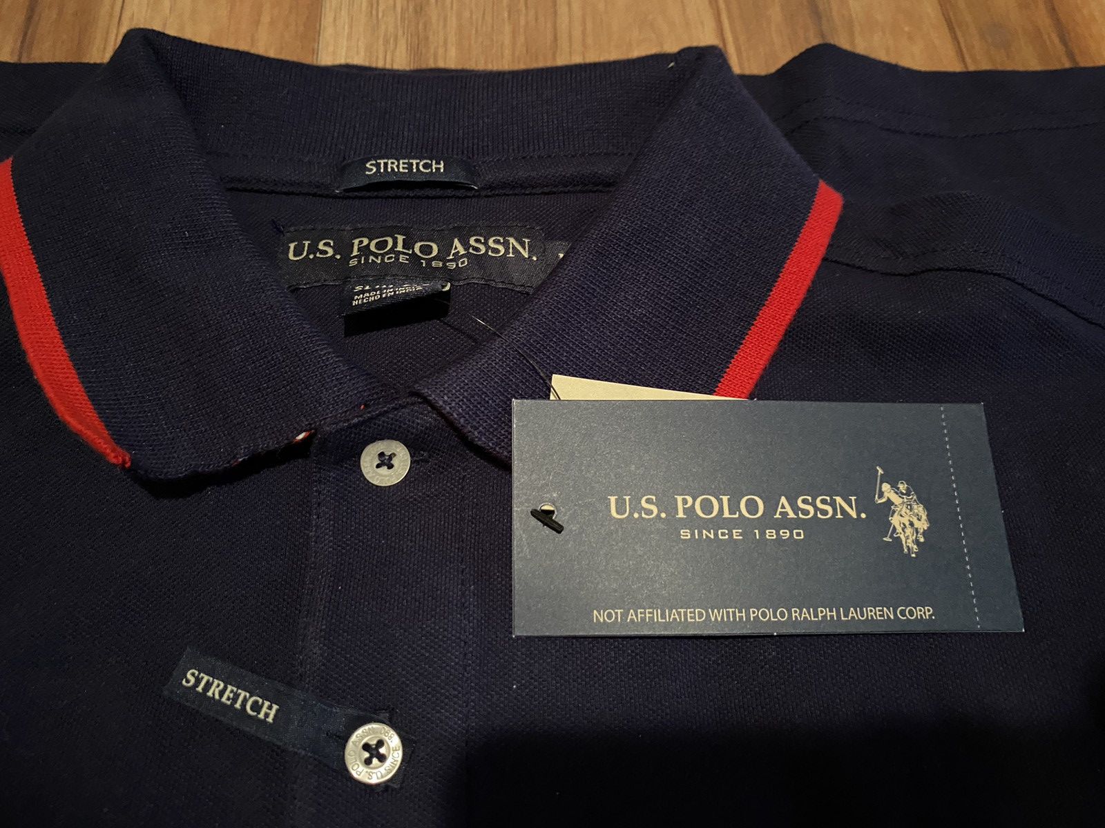 U.S. Polo Assn. Brand New Navy Blue U.S. Polo Assn. Polo Size US M / EU 48-50 / 2 - 2 Thumbnail
