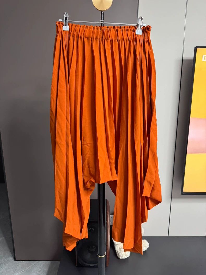 Issey Miyake Issey Miyake Runway Orange Wide-Leg Pants - dmc Size US 30 / EU 46 - 1 Thumbnail