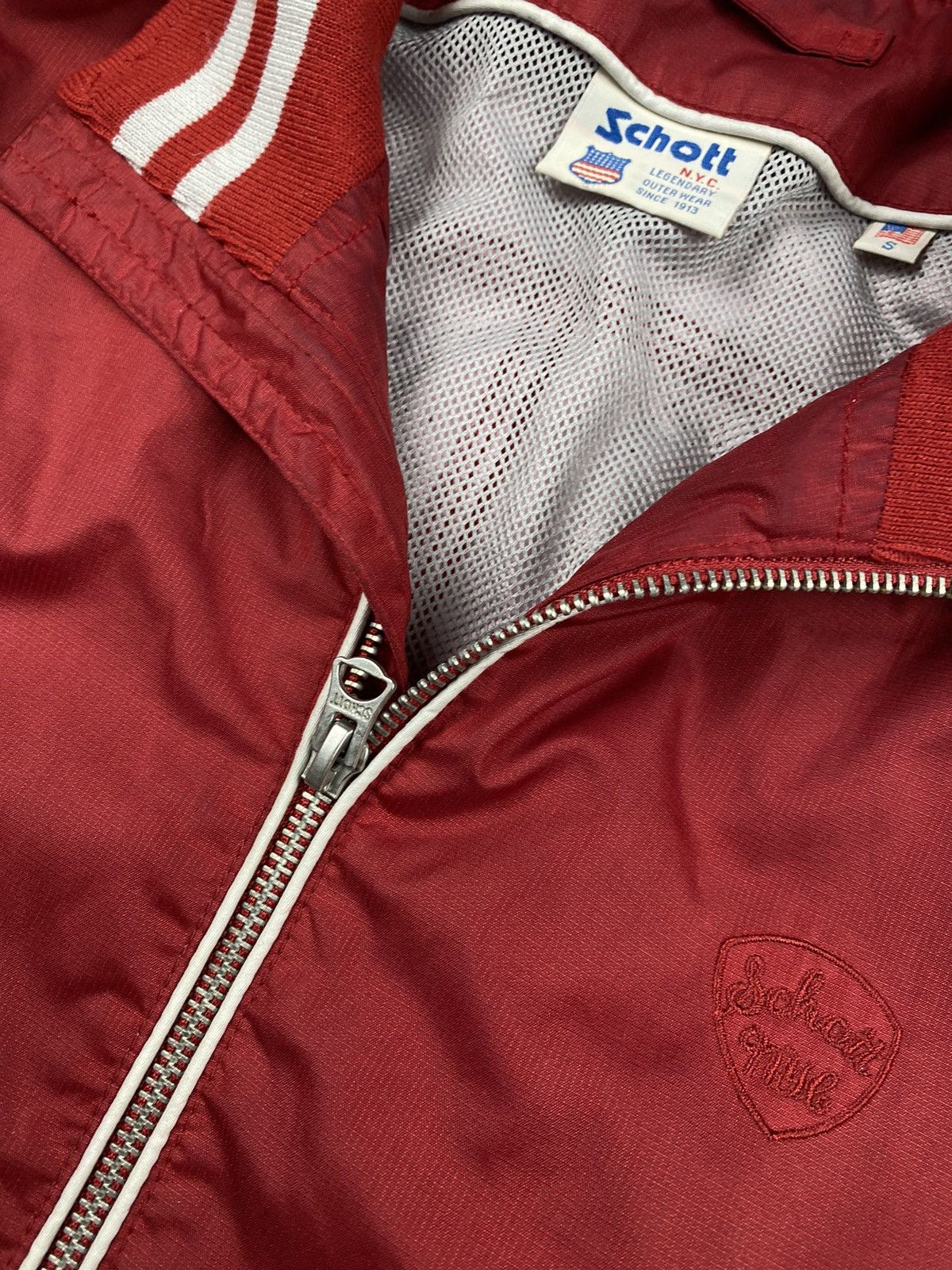 Schott × Vintage Vintage Schott Nylon Bomber Jacket Streetwear Military Rare Size US S / EU 44-46 / 1 - 5 Thumbnail