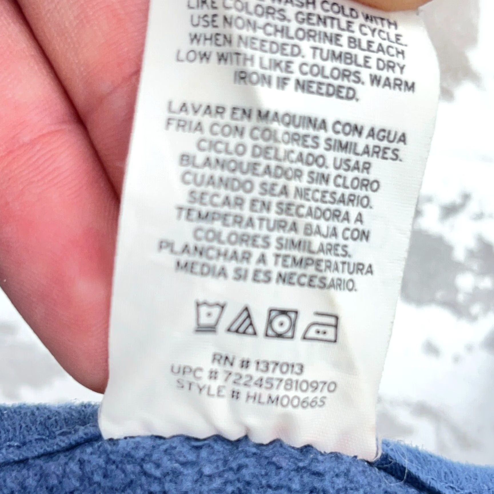 Vintage Woolrich Sweater Poncho Women One Size Blue Fleece Aztec Southwestern Pullover Woolrich Logo Embroidered Zipper All Seasons Casual Travel Workwear Size ONE SIZE - 7 Thumbnail