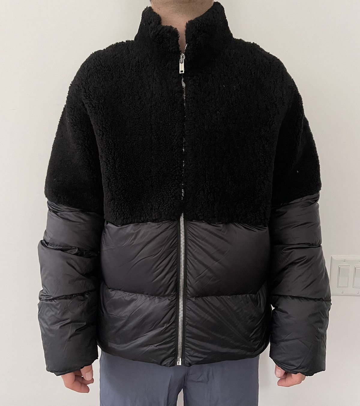 Moncler Rick Owens Coyote Shearling Jacket
