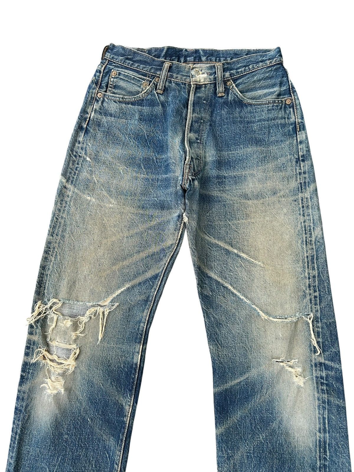 Kapital Thrashed Vintage Denime Selvedge Denim Jeans Size US 29 - 2 Thumbnail