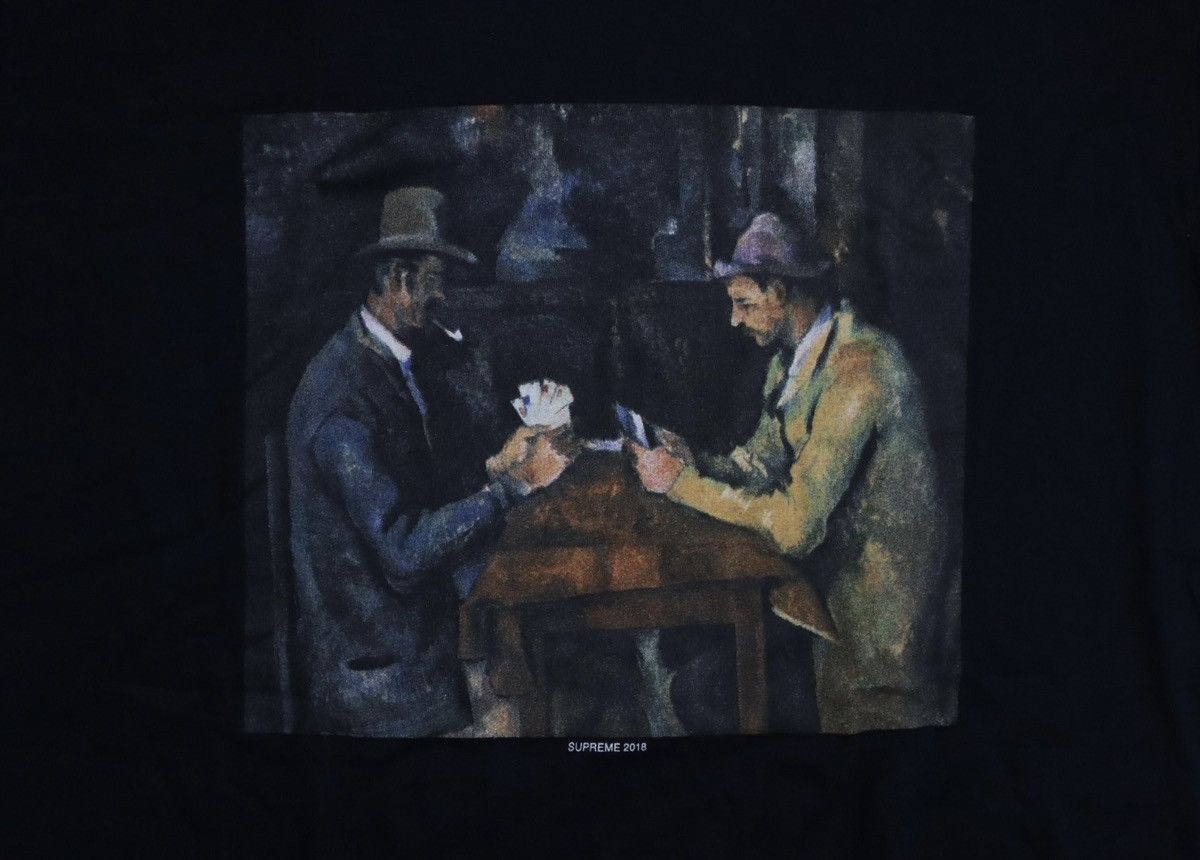 Supreme Supreme Cards Tee – SS18 – Navy L Size US L / EU 52-54 / 3 - 2 Thumbnail
