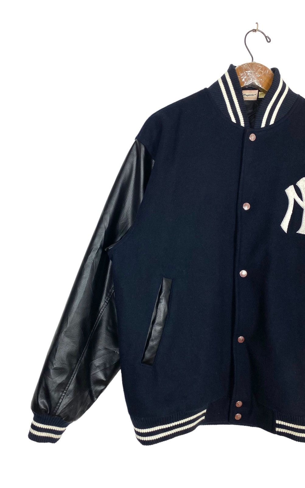 MLB Rare ‼️ Vintage New York Yankees MLB Varsity Jacket Size US M / EU 48-50 / 2 - 2 Thumbnail