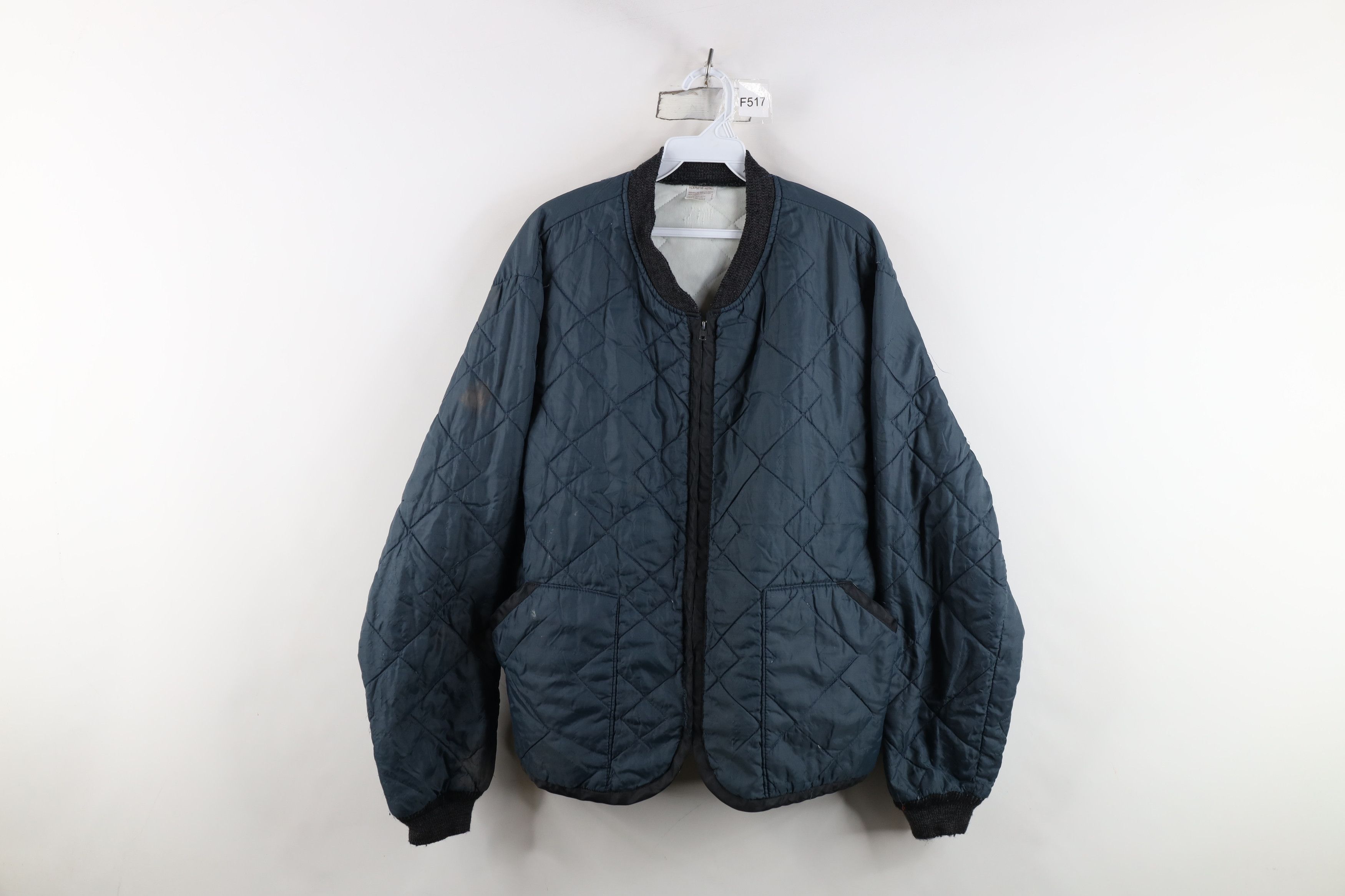 Vintage Vintage 70s Streetwear Insulated Quilted Workwear Jacket USA Size US XL / EU 56 / 4 - 1 Thumbnail