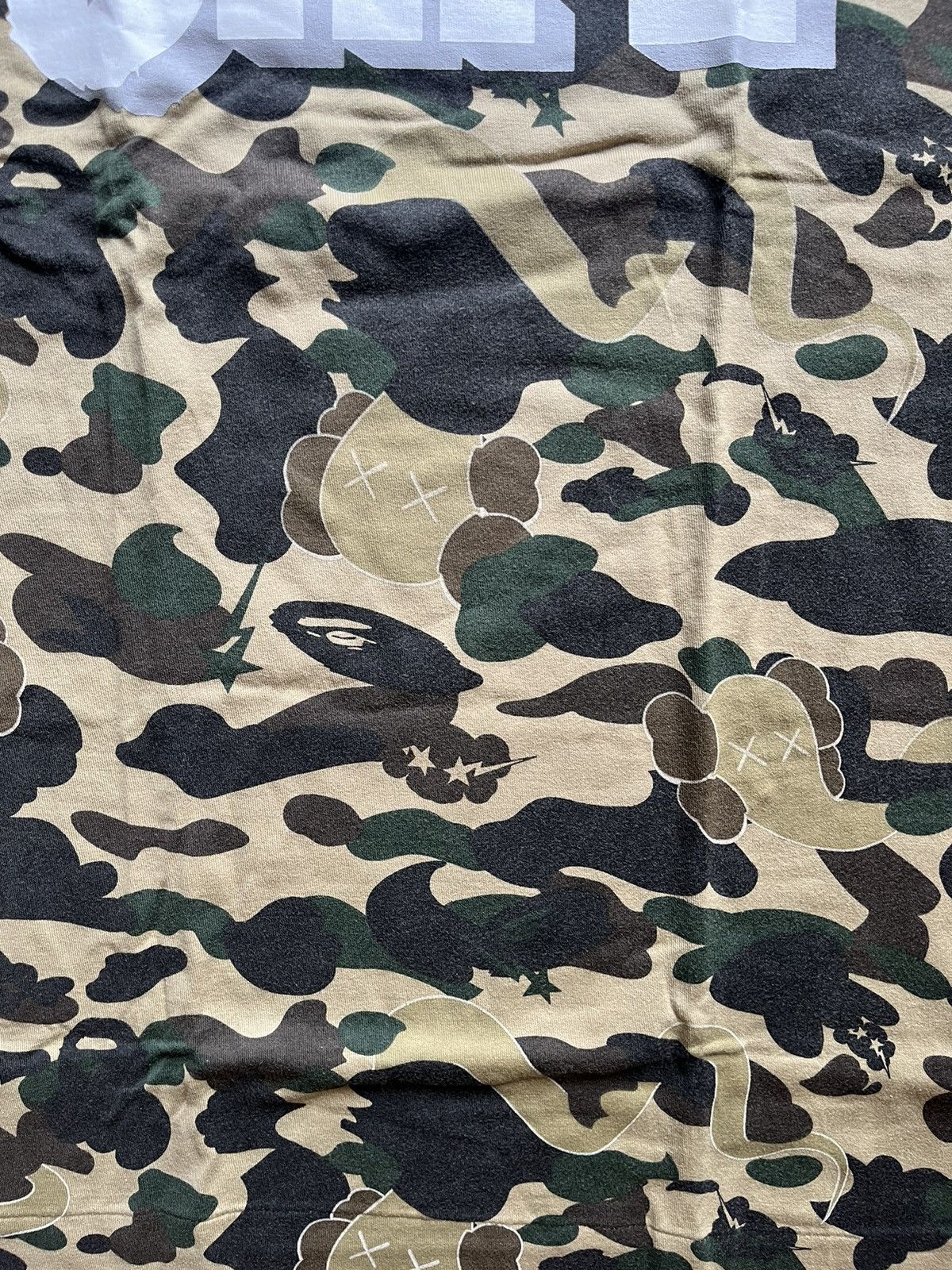 Bape × Kaws 2005 Bape x Kaws Bendy 1st Camo Tee Size US L / EU 52-54 / 3 - 5 Thumbnail