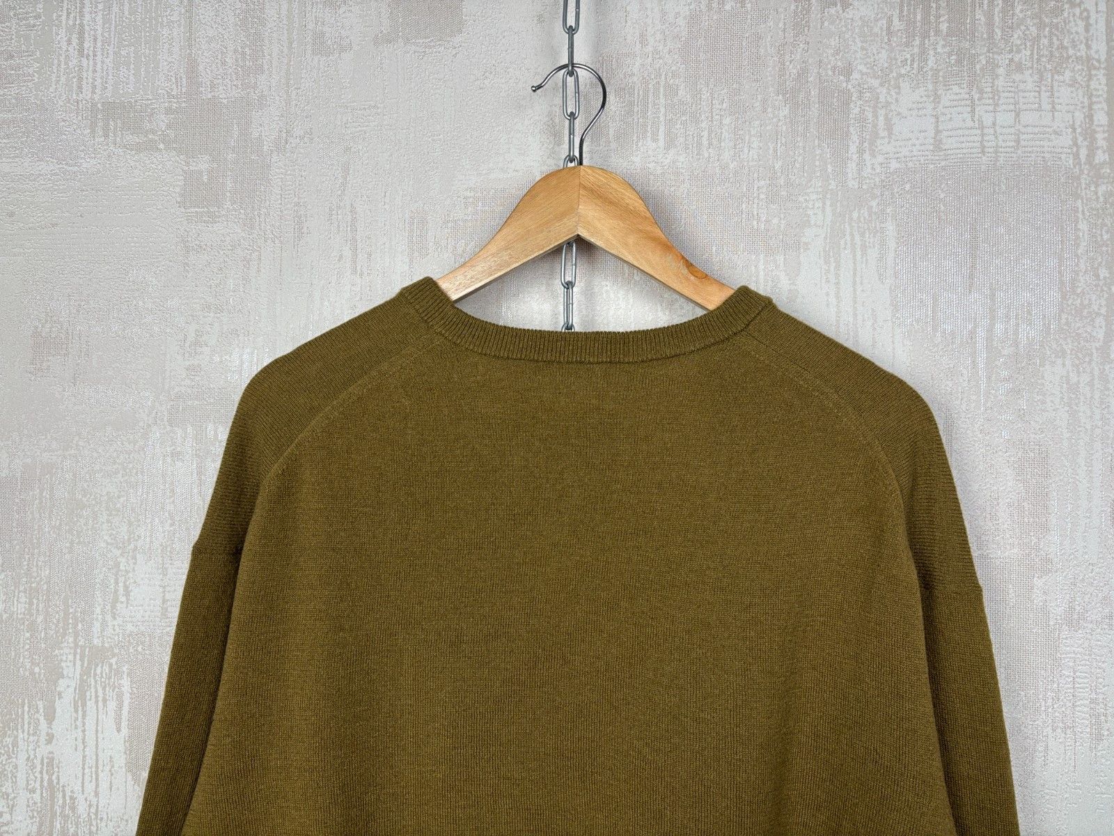 Lacoste Lacoste Wool Sweater Crew Neck Size XL-XXL Olive Green Size US XL / EU 56 / 4 - 12 Thumbnail