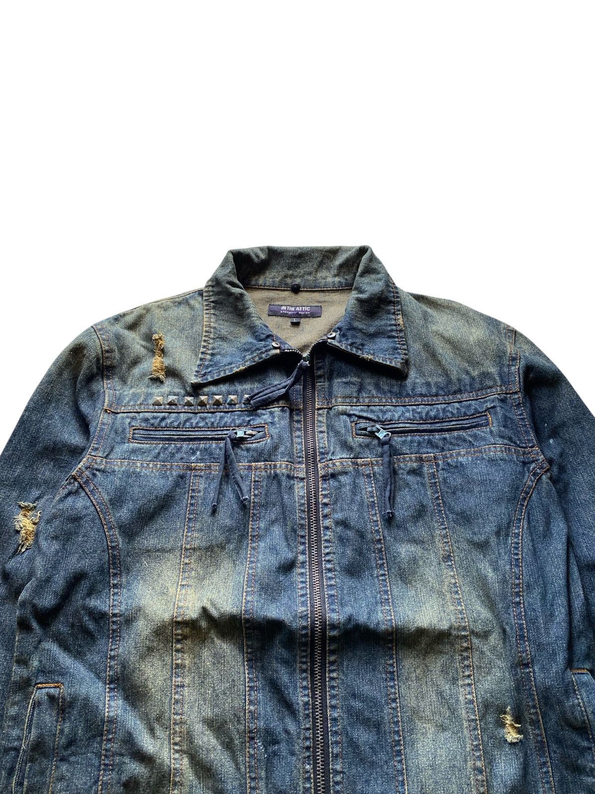 In The Attic In The Attic Style Punk Denim Jacket Size US L / EU 52-54 / 3 - 2 Thumbnail