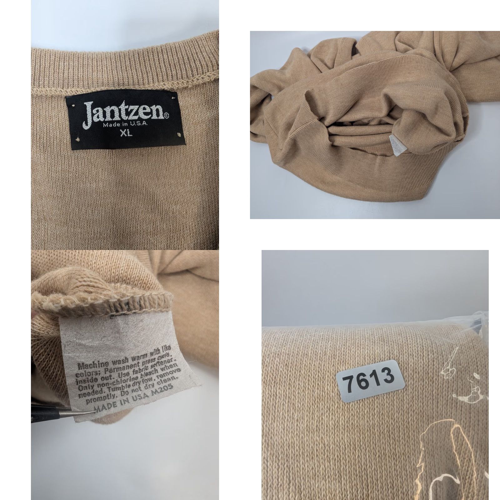 Jantzen Vintage Jantzen Sweater Mens XL Brown V-Neck Pullover Grunge Grandpa Made USA Size US XL / EU 56 / 4 - 8 Thumbnail