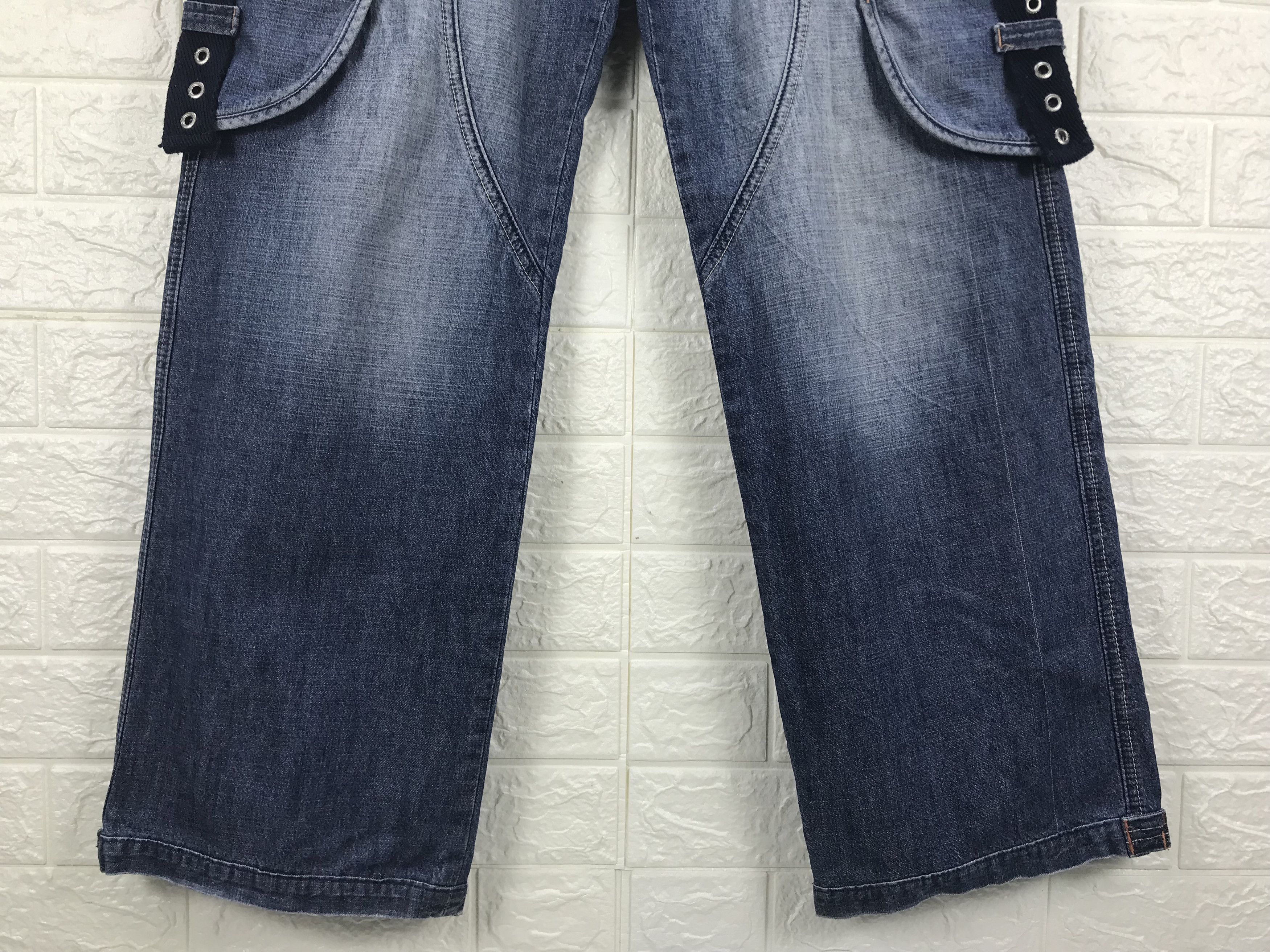 Japanese Brand Vintage Japanese Alcott Multi Pocket Cargo Baggy Jeans Size US 32 / EU 48 - 4 Thumbnail